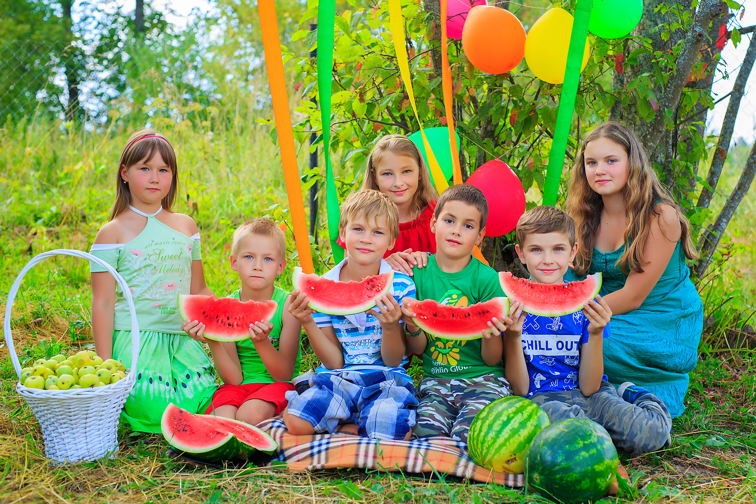 Арбузный фотопроект. Семейный и свадебный фотограф в Санкт-Петербурге Татьяна Швыкова