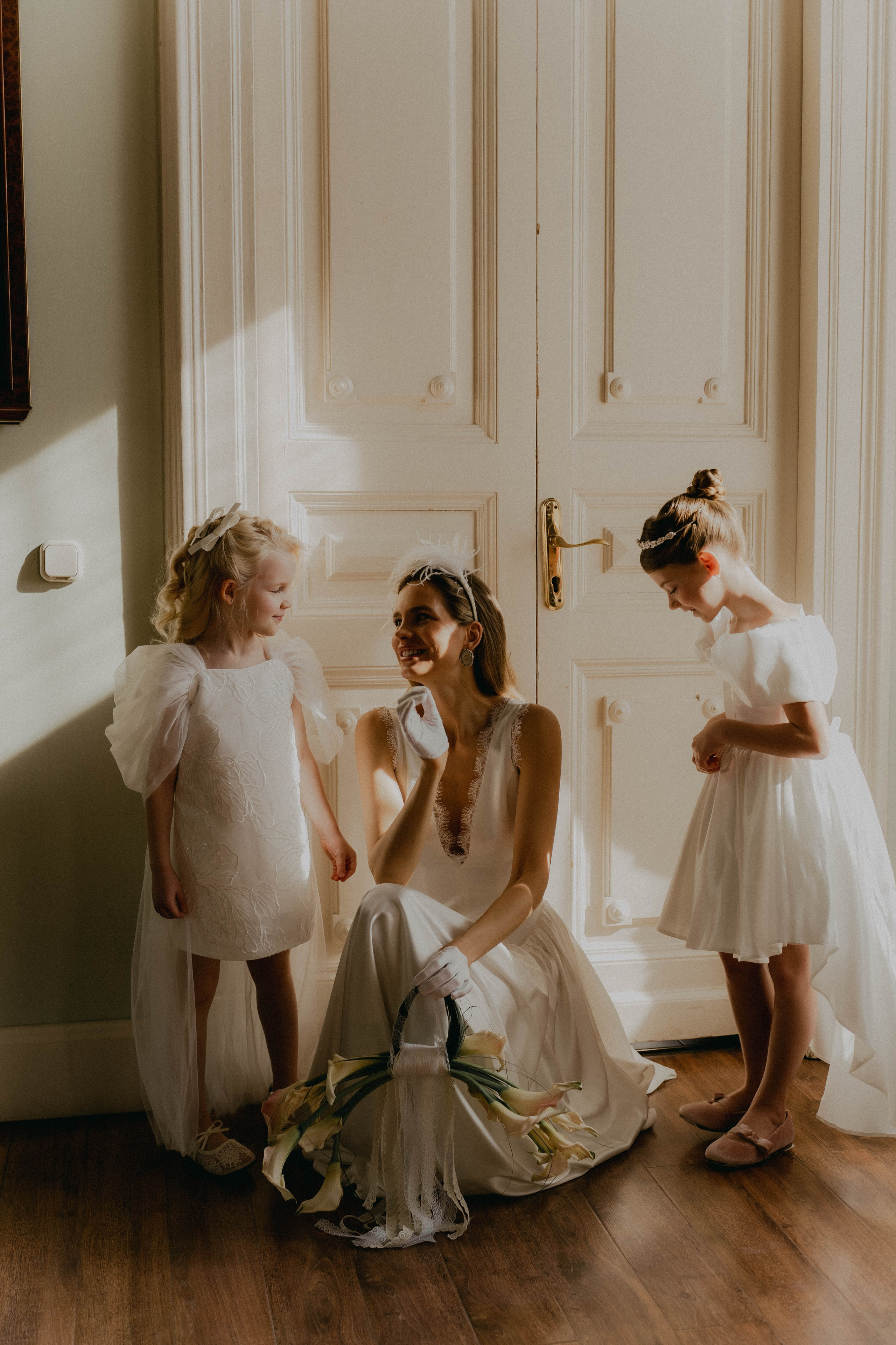 Оксана| утро с дочками. Фотограф Элина Муратова