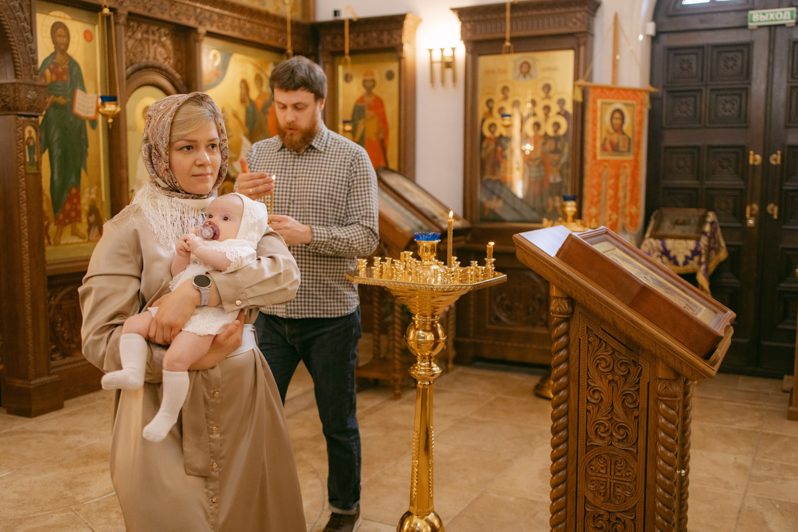 Крещение Софии. Фотограф Анастасия Бобылева, Москва и Московская область