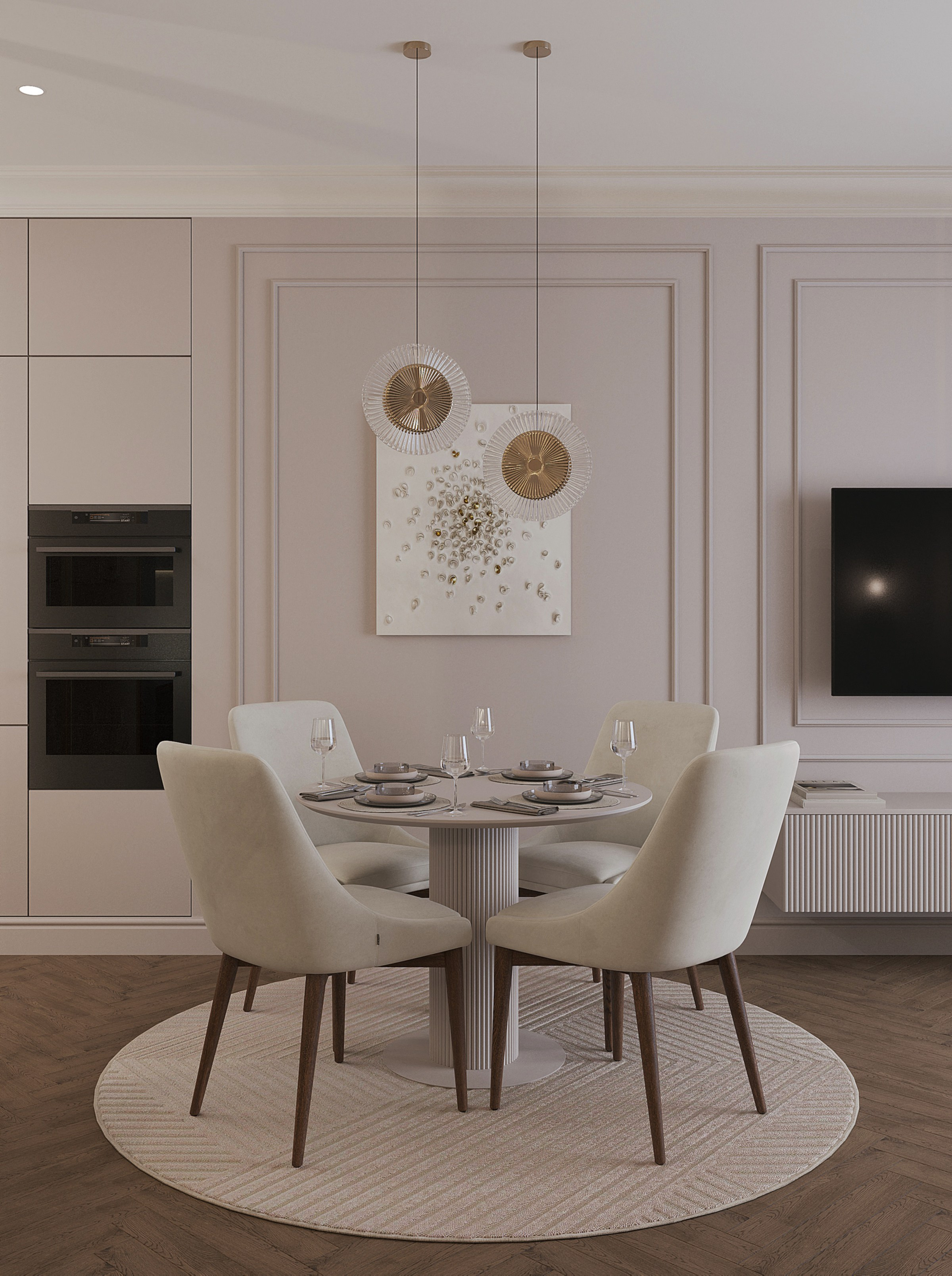 Проект ЖК City Bay Москва. Студия дизайна интерьера Лактионовой Елены