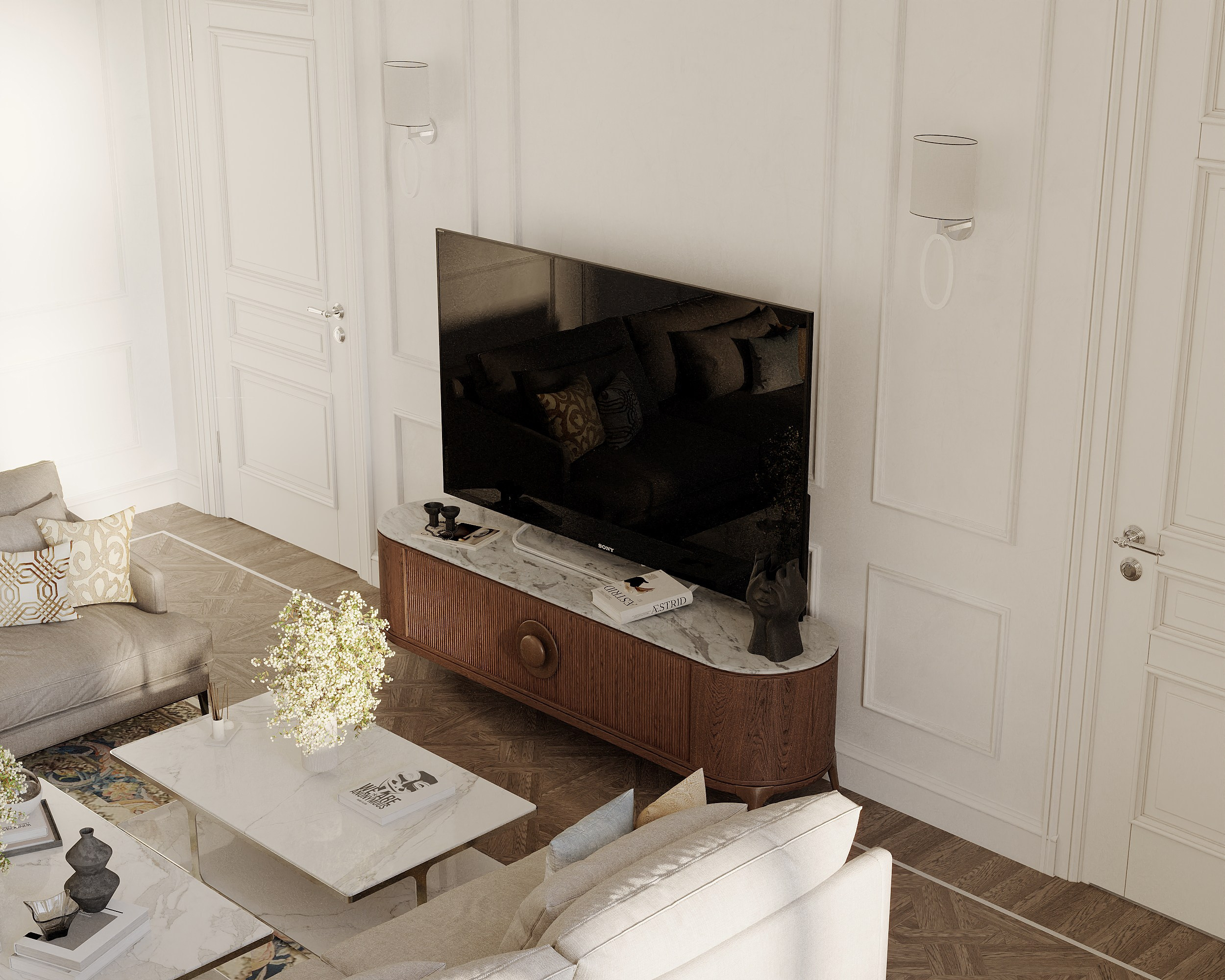 Четырехкомнатная квартира в Москве. 3D визуализатор в Москве Сердюк Владислав