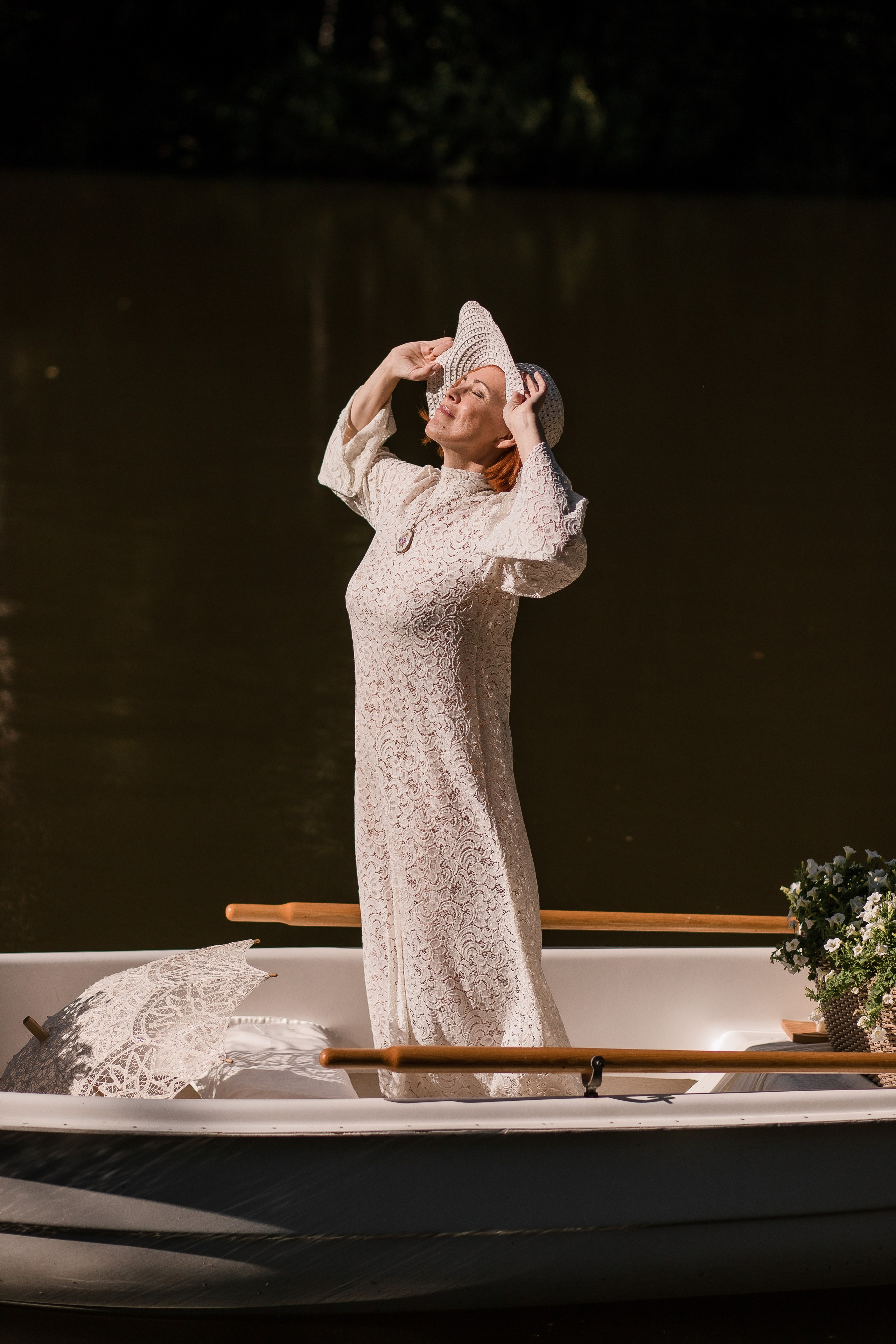 В лодке с цветами. Детский и семейный фотограф, Катерина Дементьева. Город Пермь