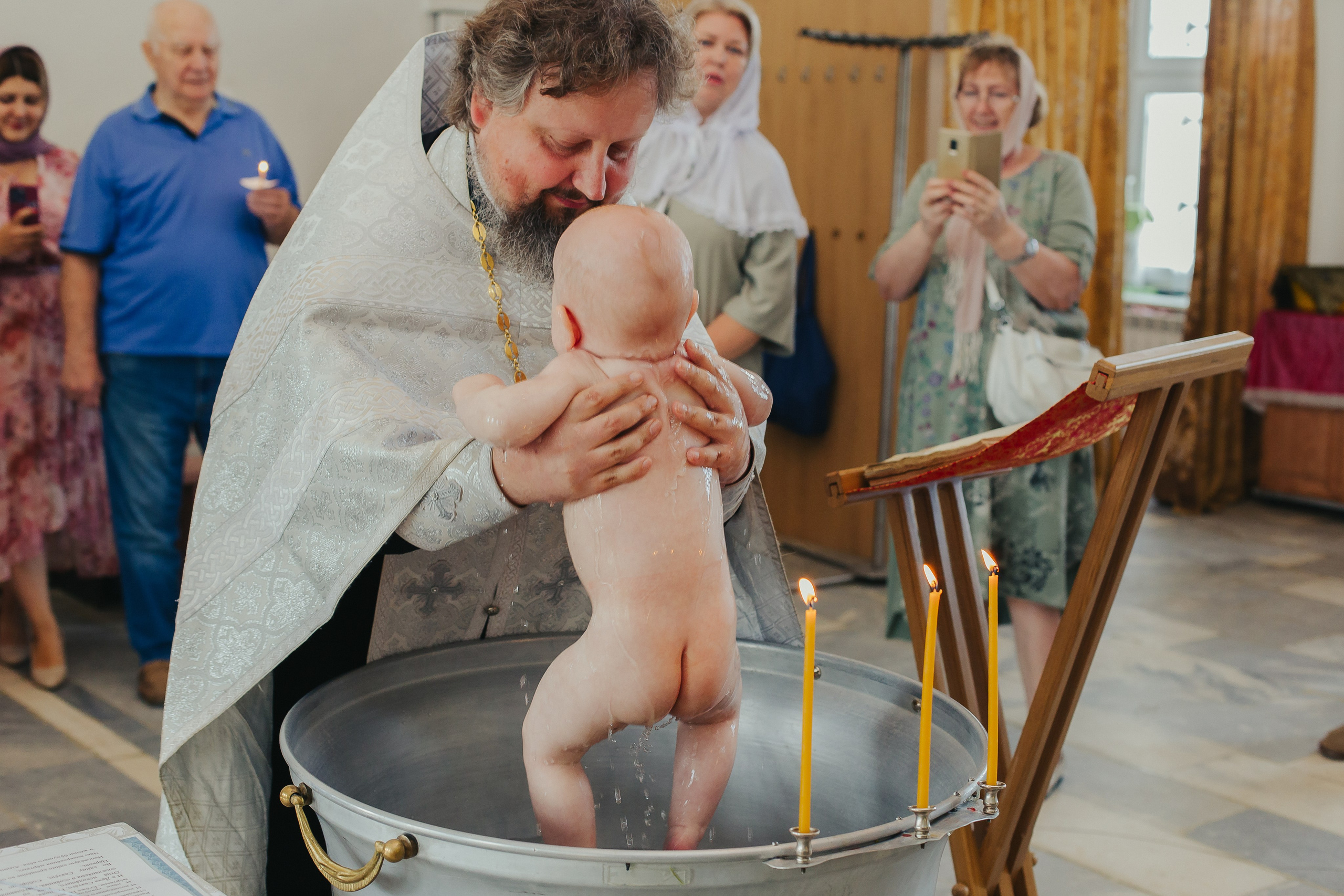 Фотосъемка Крещения в Сергиевом Посаде. Фотограф новорожденных и детский в Сергиевом Посаде Кругликова Юлия