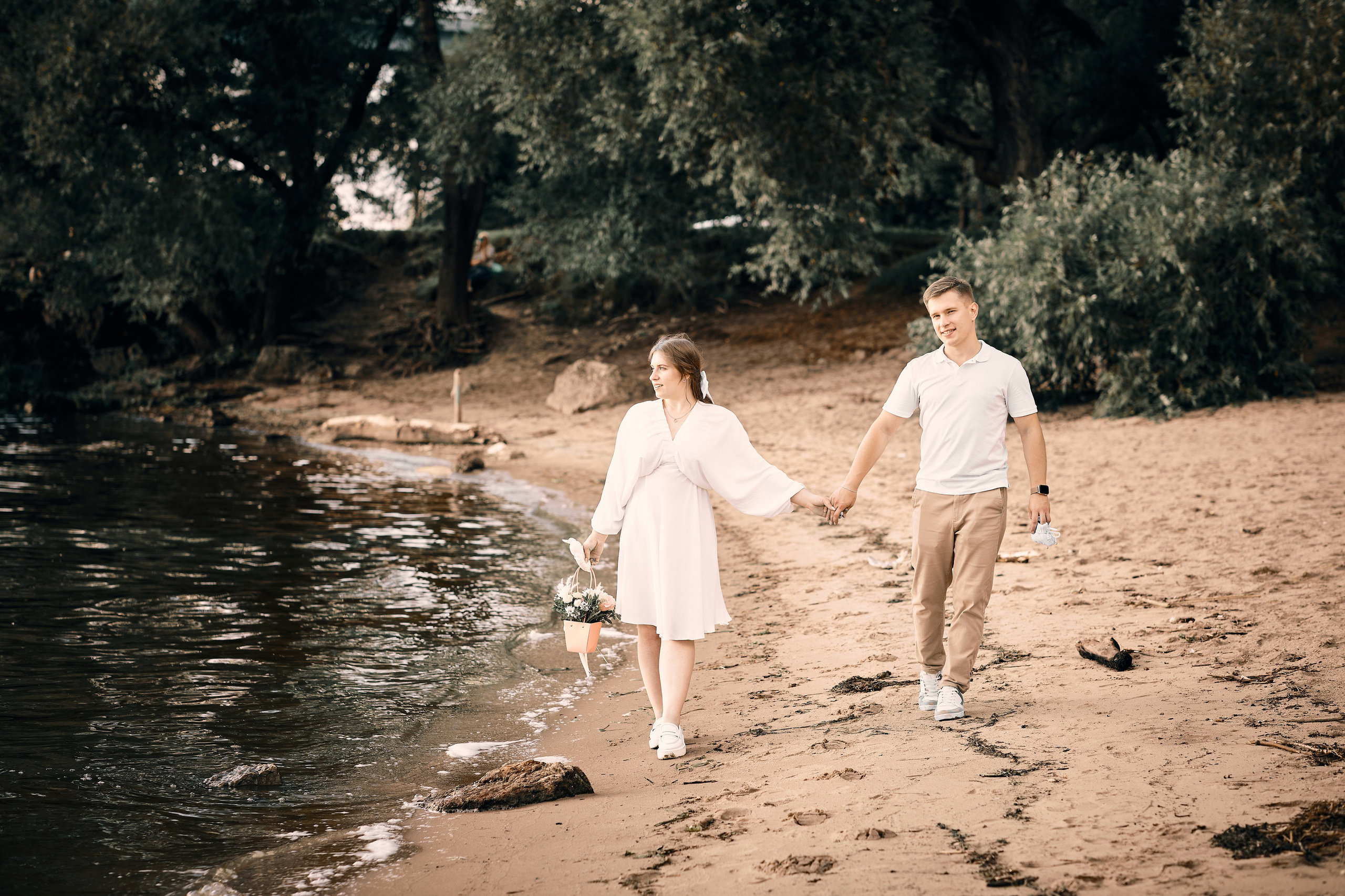 Прогулка по берегу Волги. Семейный и детский фотограф в Ярославле Юлия Галашина