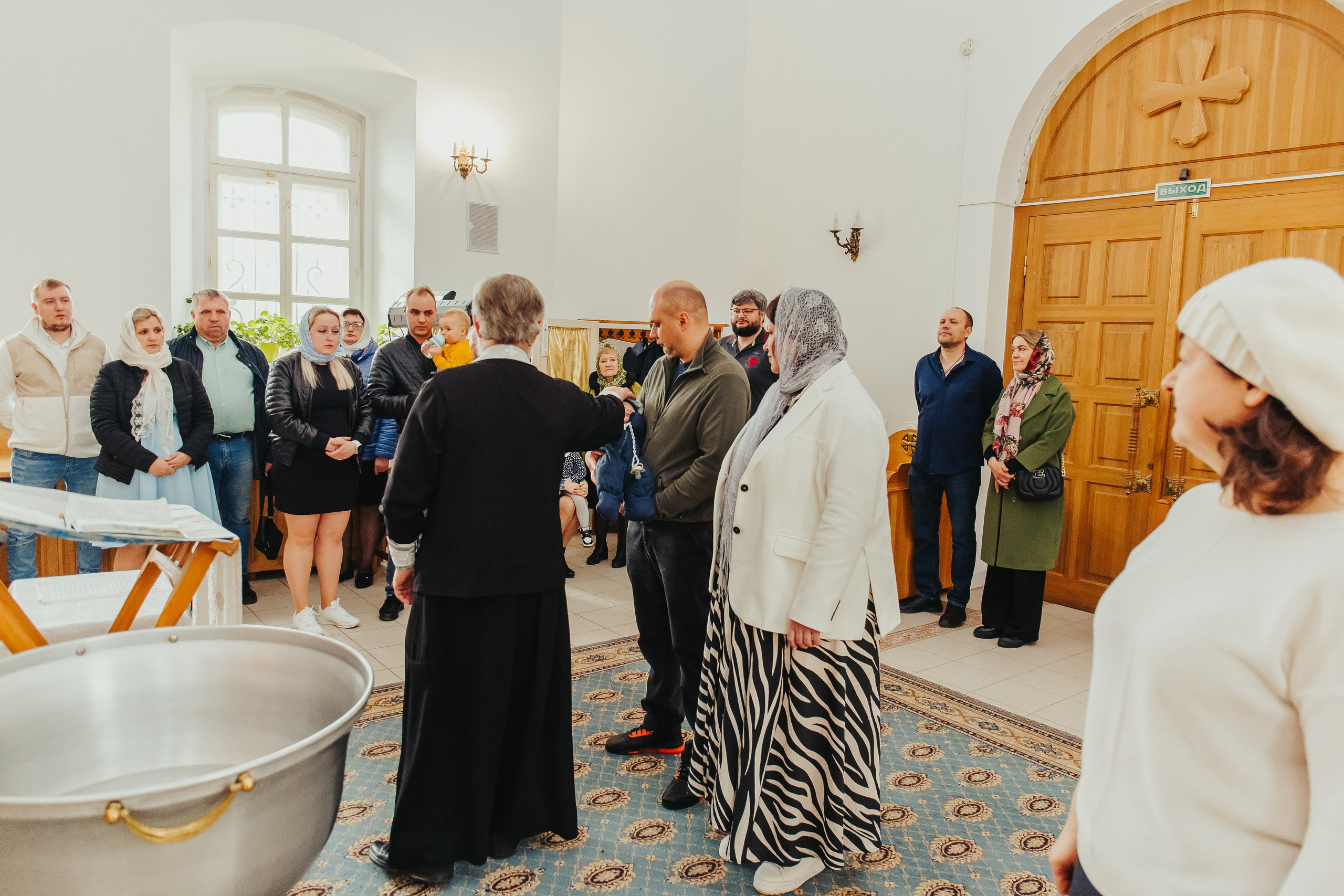 Фотосъемка крещения ребенка. Фотограф новорожденных и детский в Сергиевом Посаде Кругликова Юлия