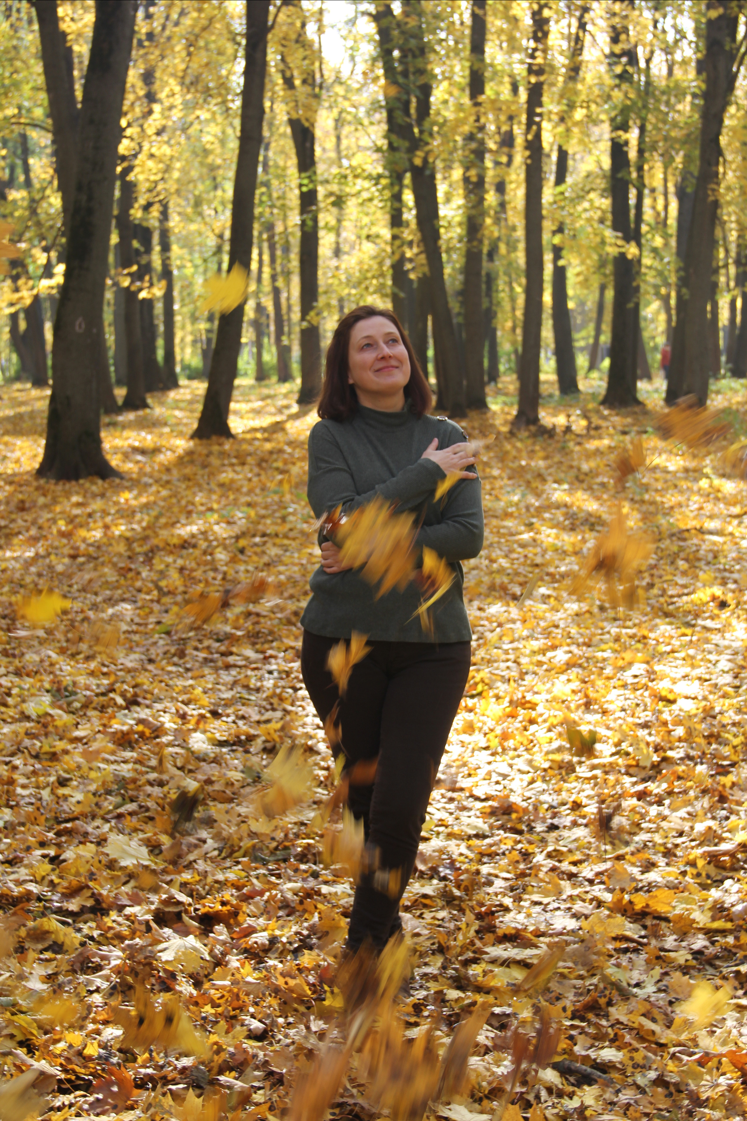 Мамочки+сыновья, осенняя прогулка. Фотограф Алёна Толмачева. Воронеж