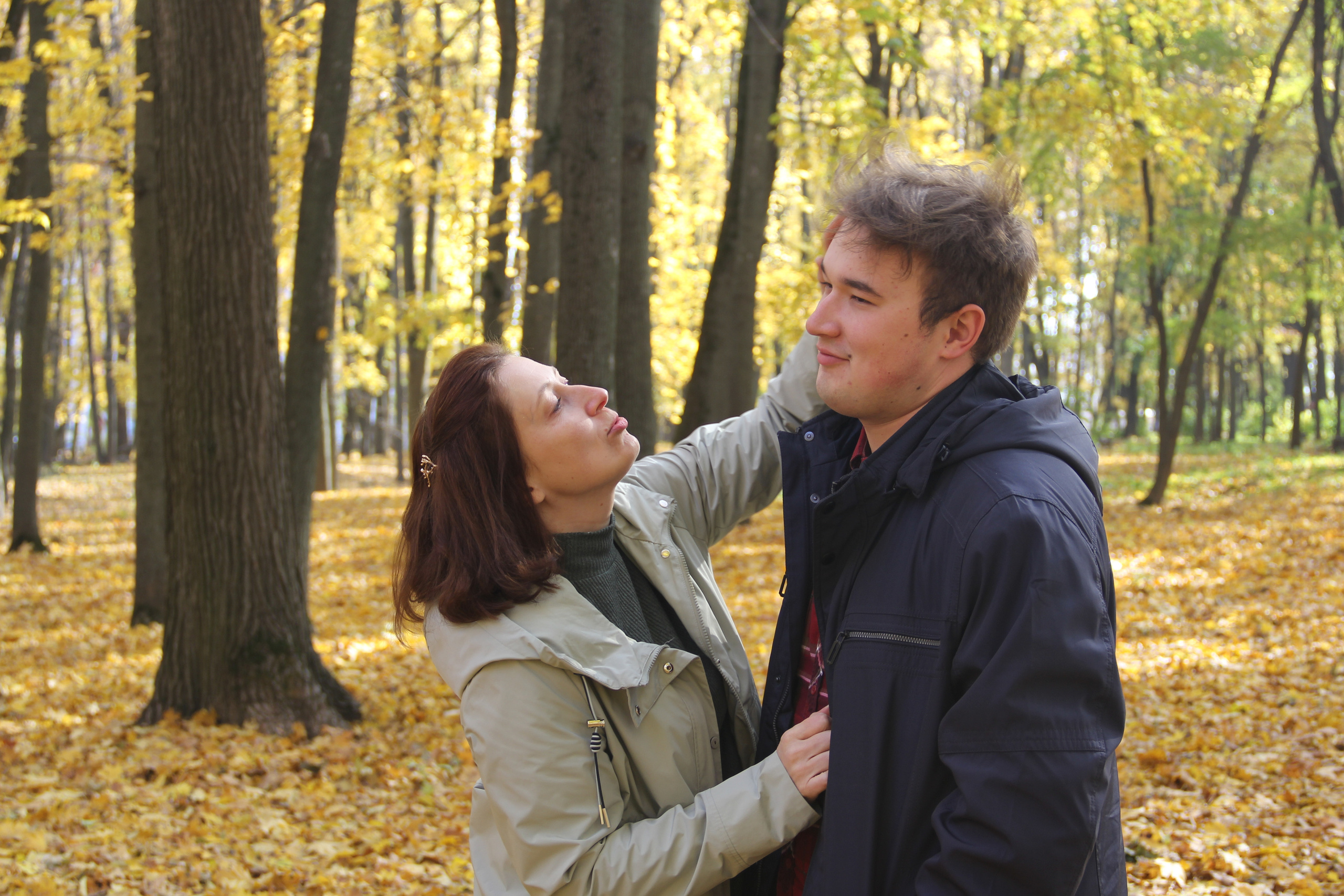 Мамочки+сыновья, осенняя прогулка. Фотограф Алёна Толмачева. Воронеж