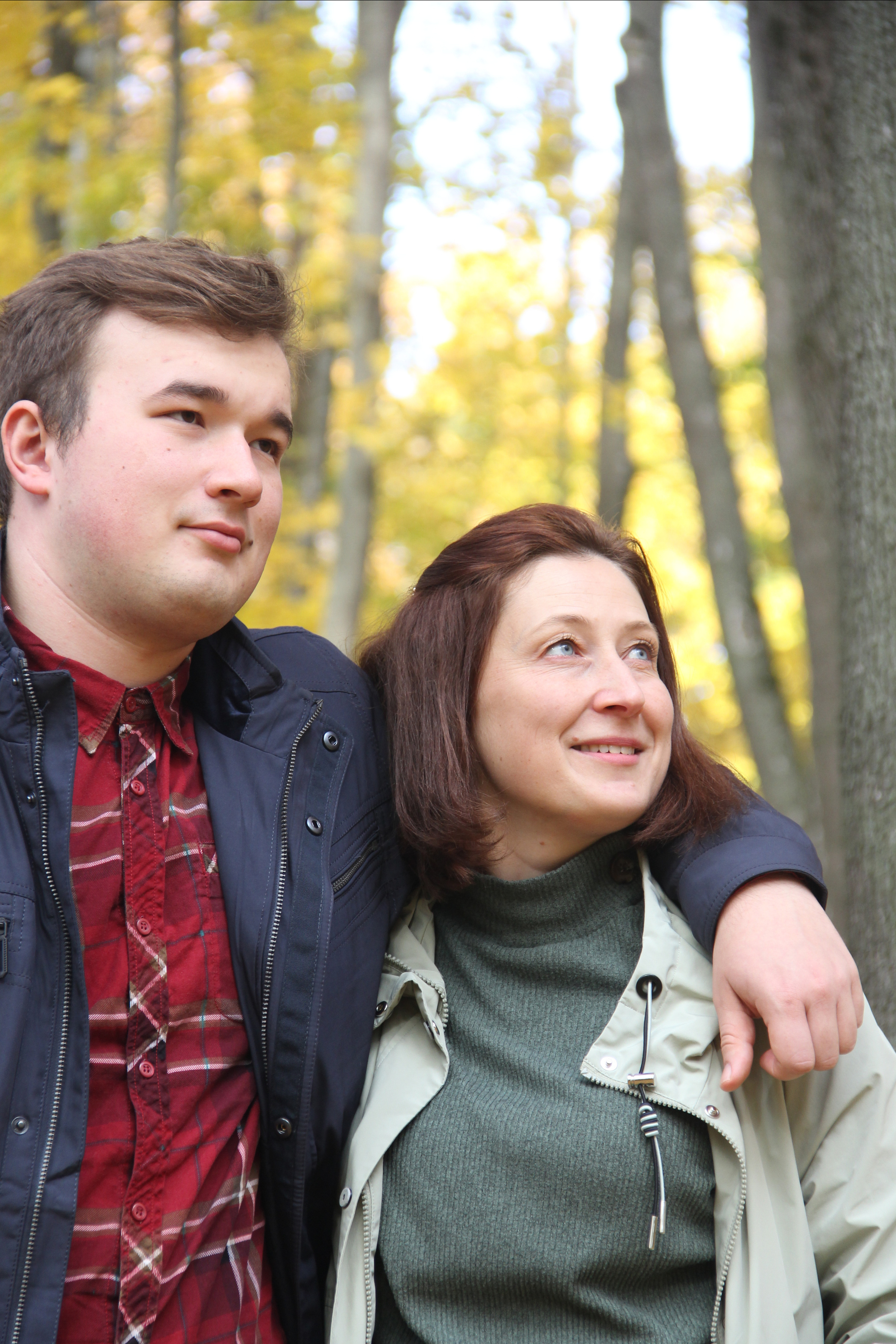 Мамочки+сыновья, осенняя прогулка. Фотограф Алёна Толмачева. Воронеж