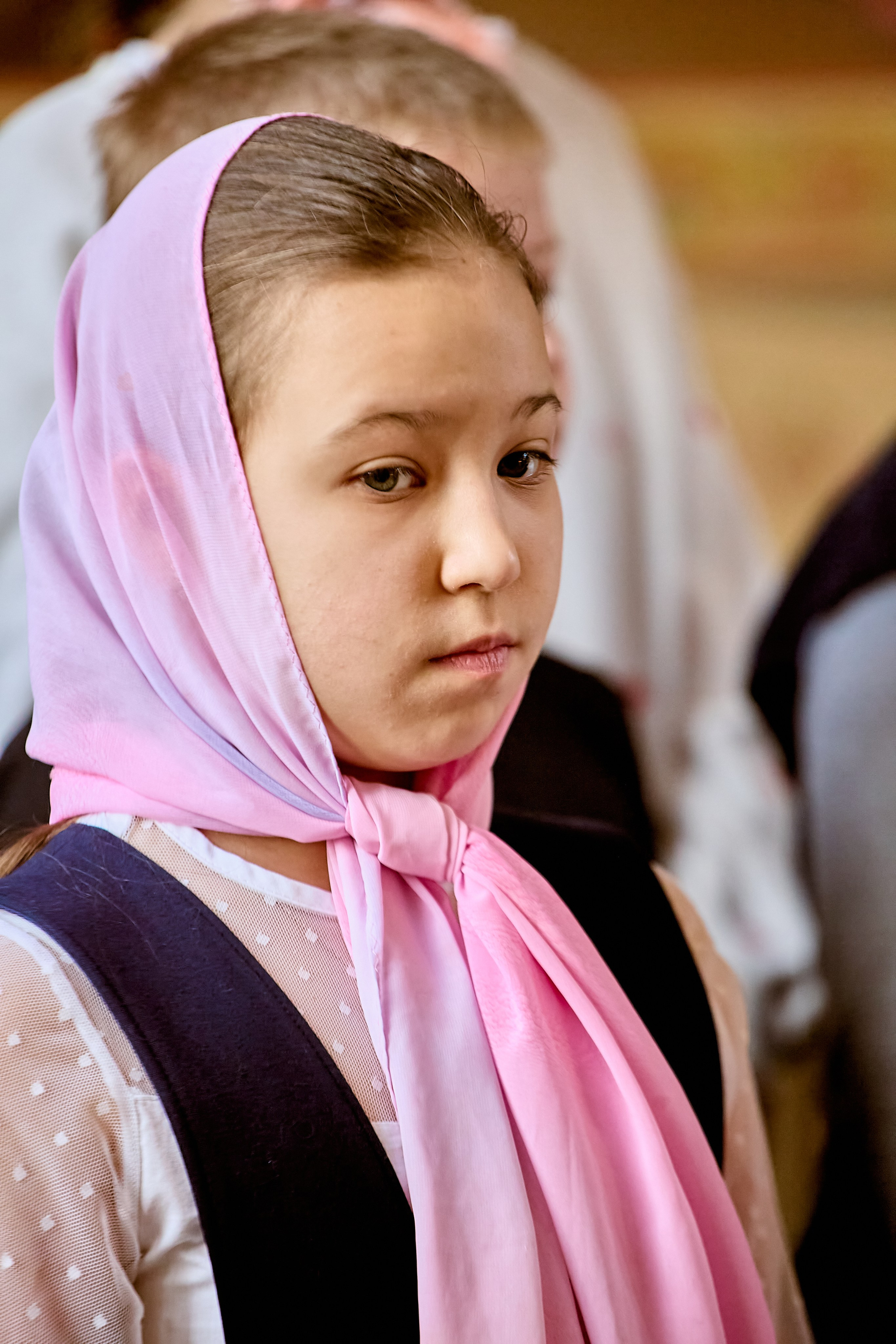 На празднике первой исповеди. Храм Преподобного Серафима Саровского г. Дзержинск. Фотограф Николай Голованов