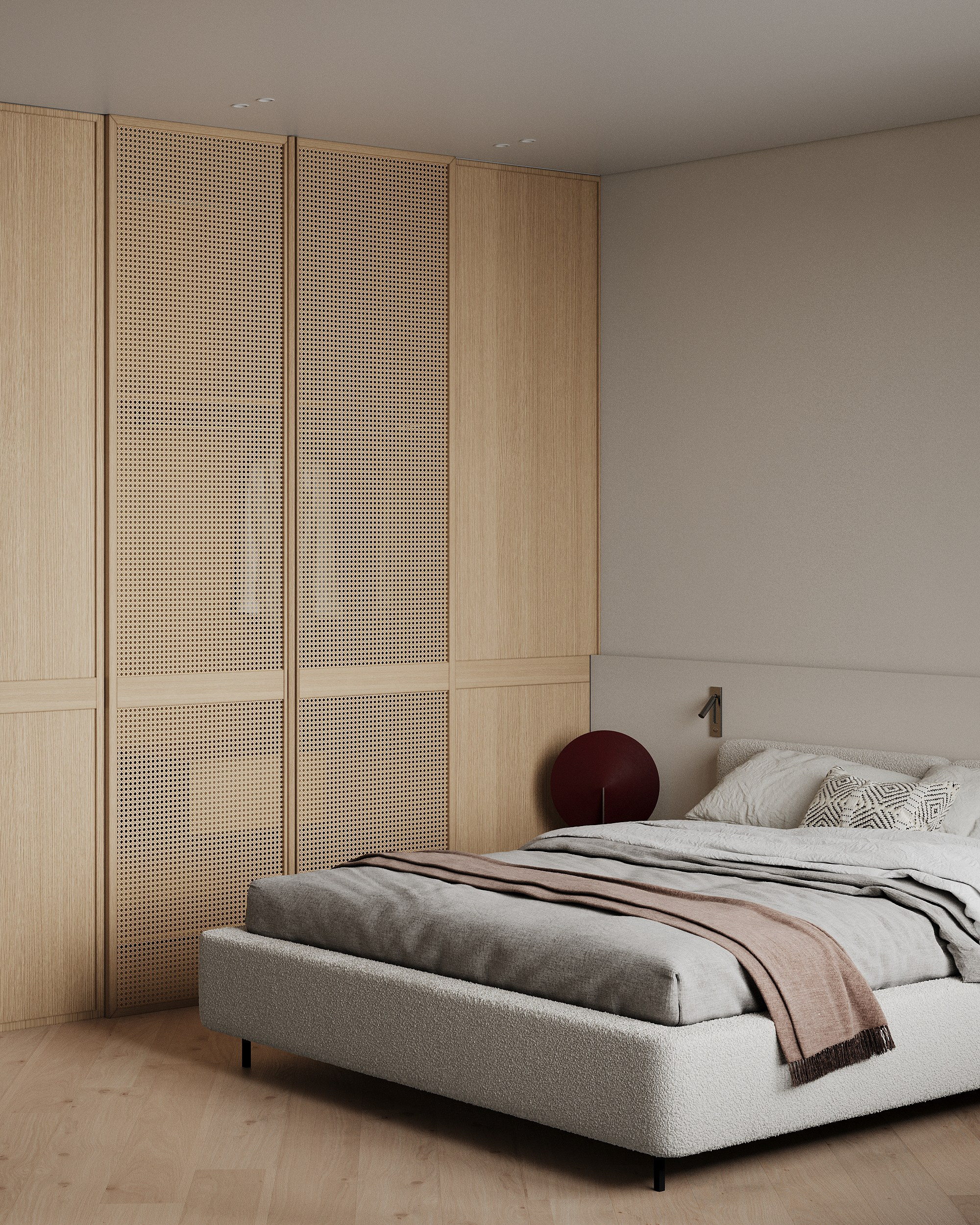 Спальня. Дизайн спальни. Светлая спальня. Минималистичная спальня. Дизайн интерьера. современный стиль, минимализм, функционализм, скандинавский стиль, interior design, minimalism