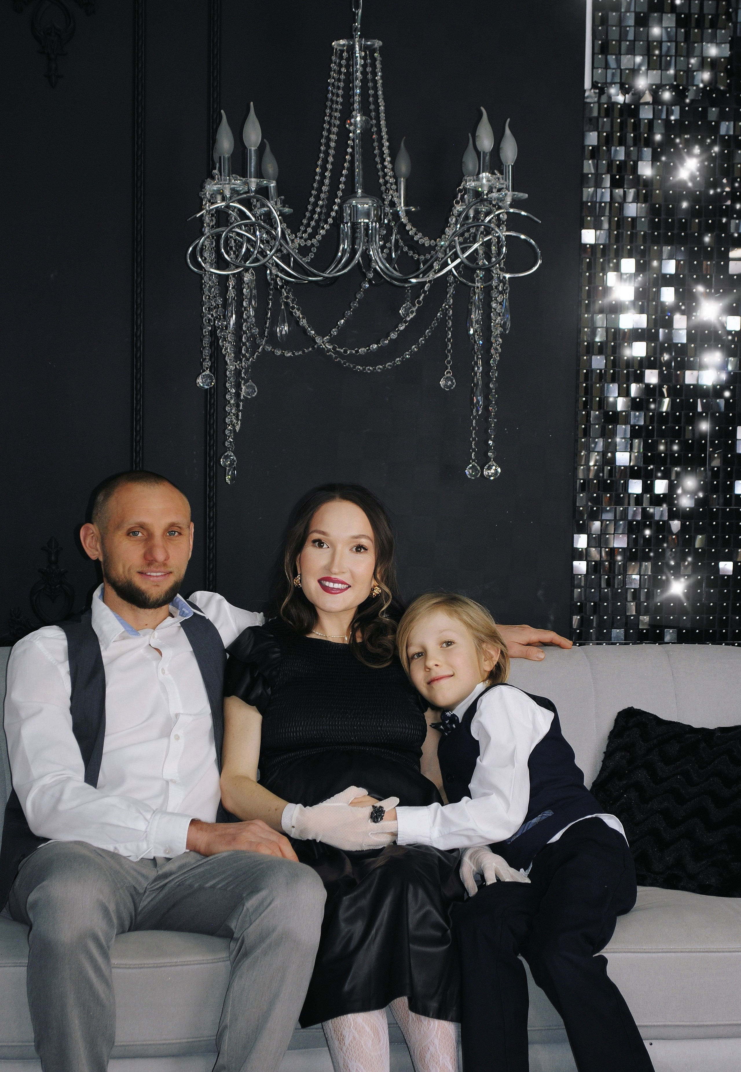 Ксения и семья. Фотограф Мария Мусаелян