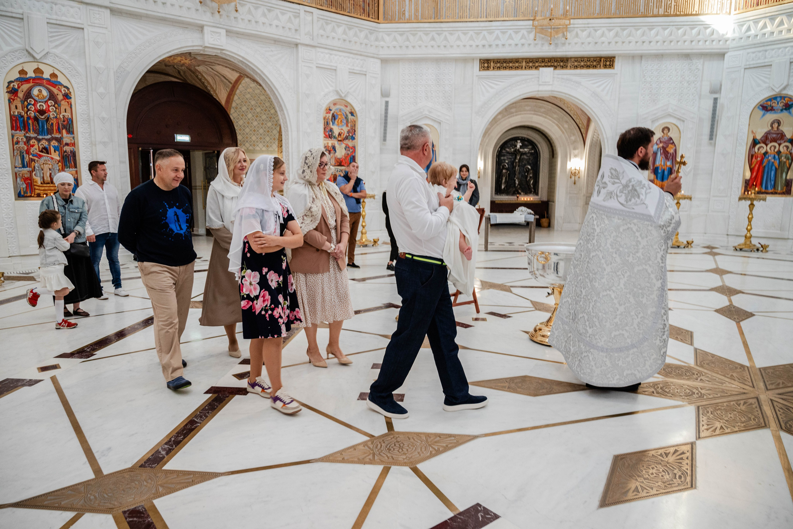 Крещение Олеся. Семейный и детский фотограф Москва