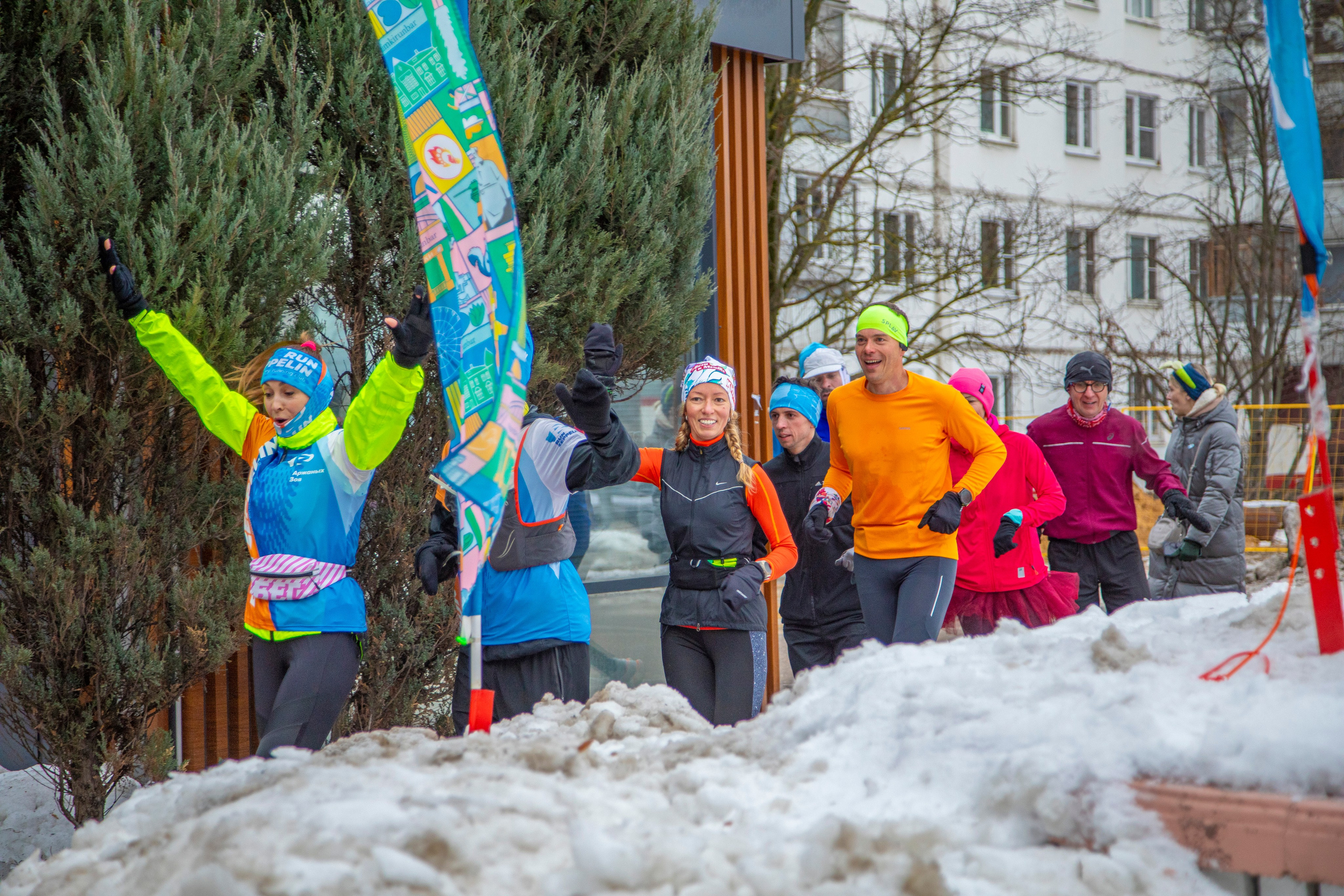 Марафон у дома, этап Химки 22.12.24. Фотограф Сергей Ловкий