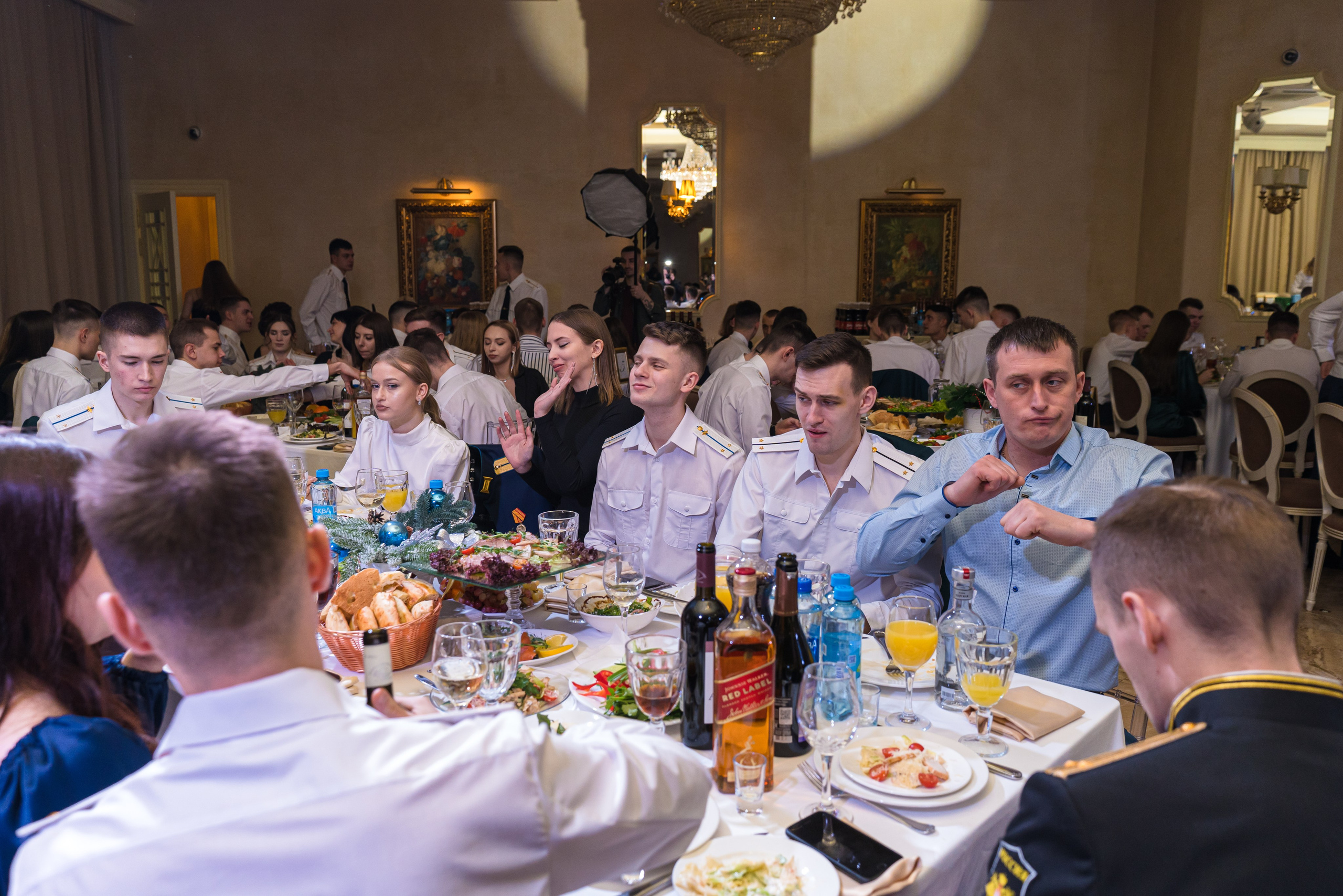 Фотосъемка выпуска военной академии и вручение дипломов