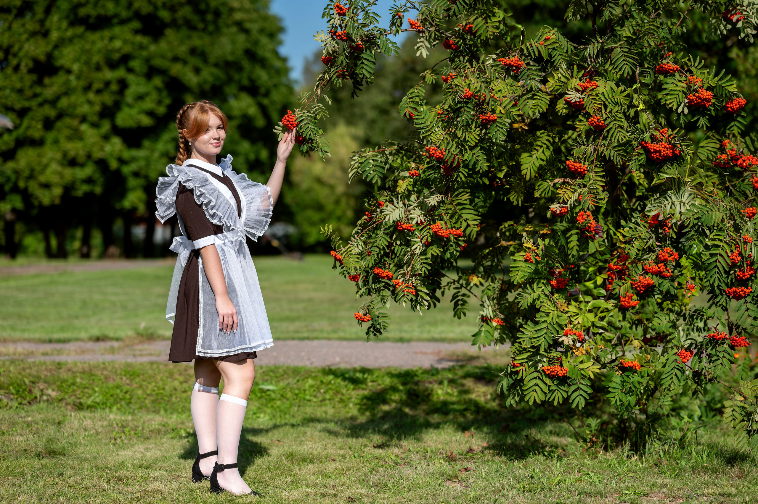 Ксюша. Первый учебный день в последнем классе. Семейный фотограф в г. Воскресенск Наталия Молева