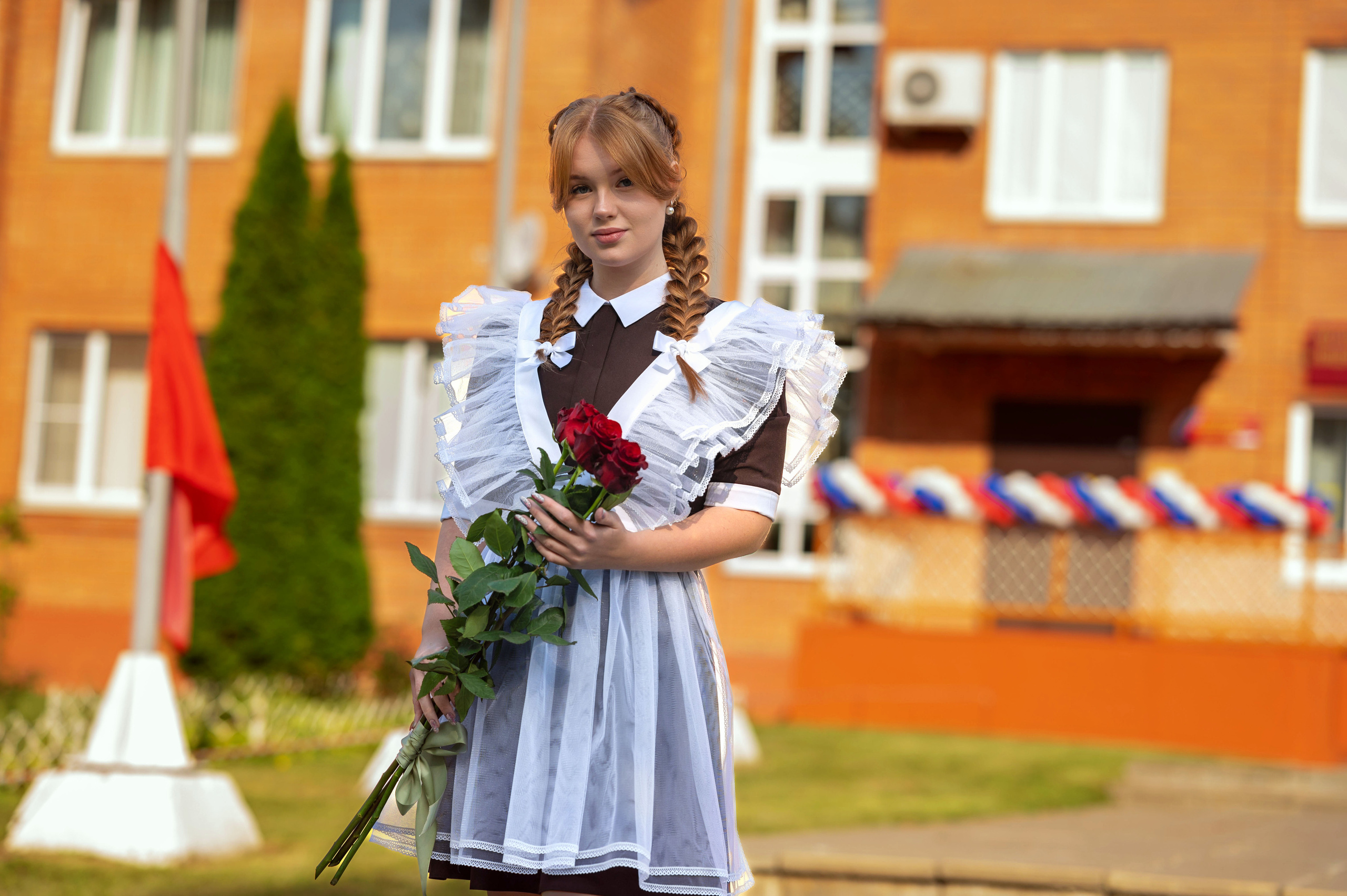 Ксюша. Первый учебный день в последнем классе. Семейный фотограф в г. Воскресенск Наталия Молева