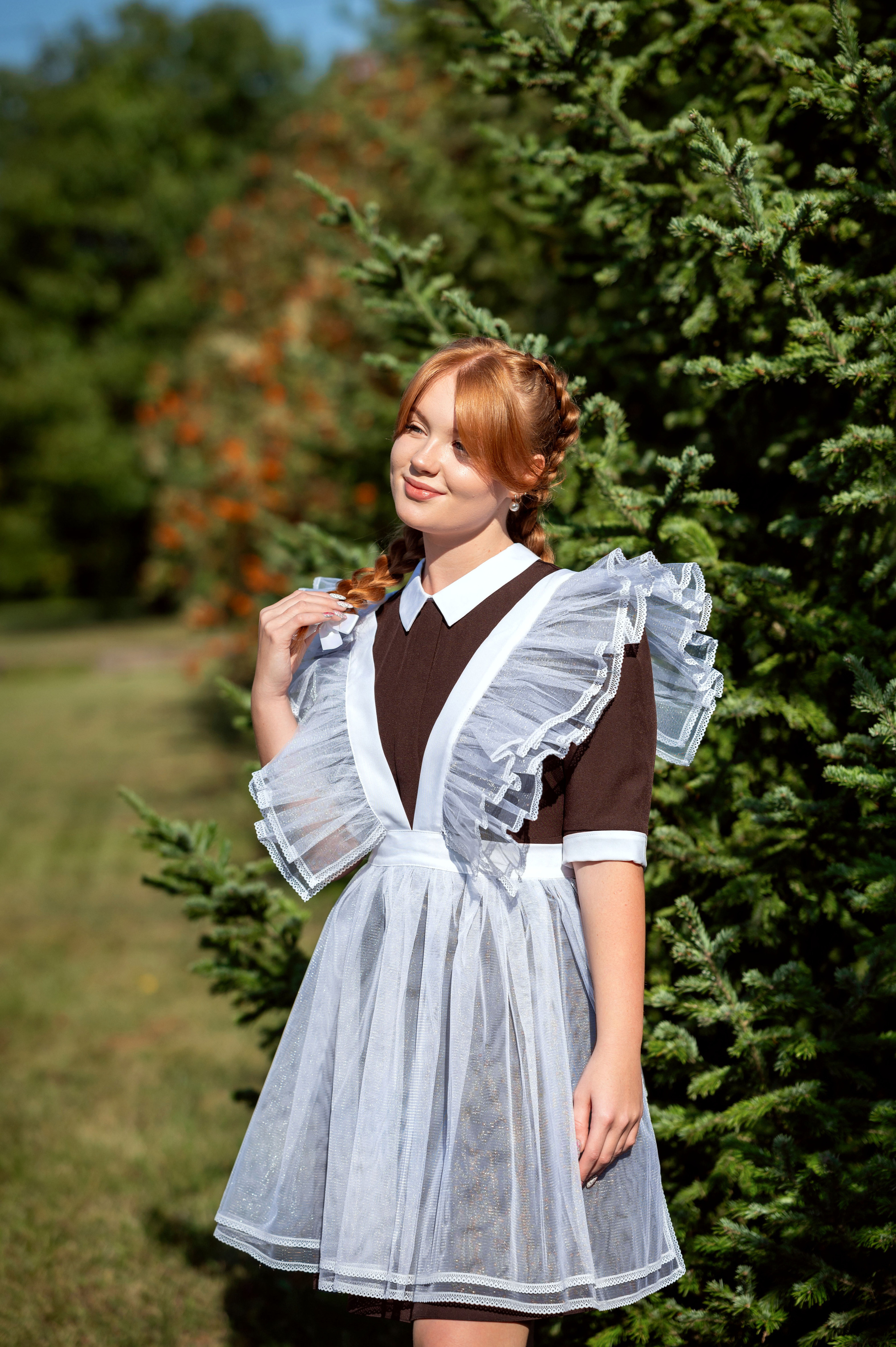 Ксюша. Первый учебный день в последнем классе. Семейный фотограф в г. Воскресенск Наталия Молева