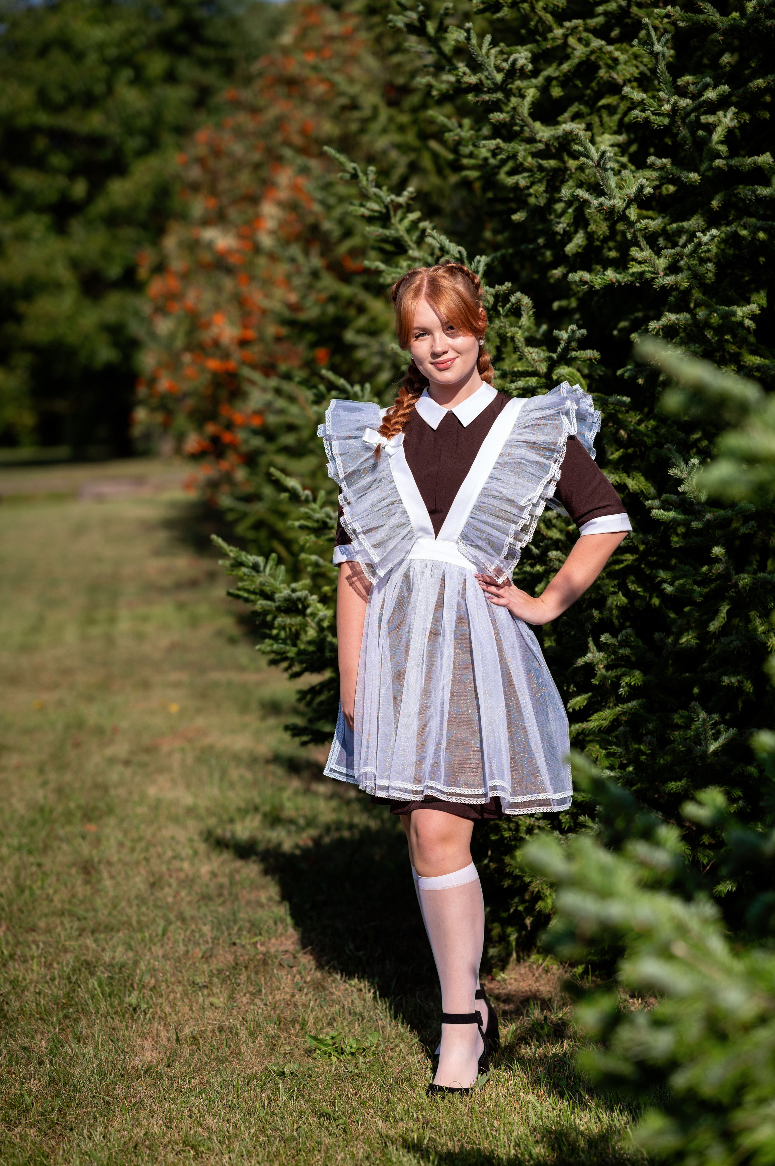 Ксюша. Первый учебный день в последнем классе. Семейный фотограф в г. Воскресенск Наталия Молева