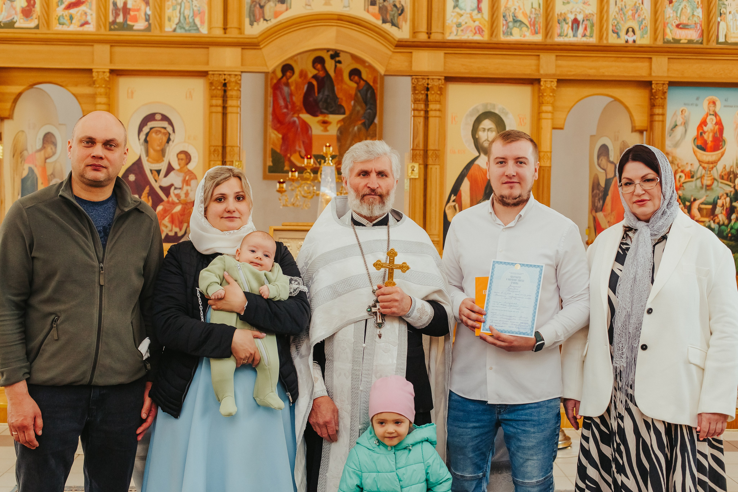 Фотосъемка крещения ребенка. Фотограф новорожденных и детский в Сергиевом Посаде Кругликова Юлия