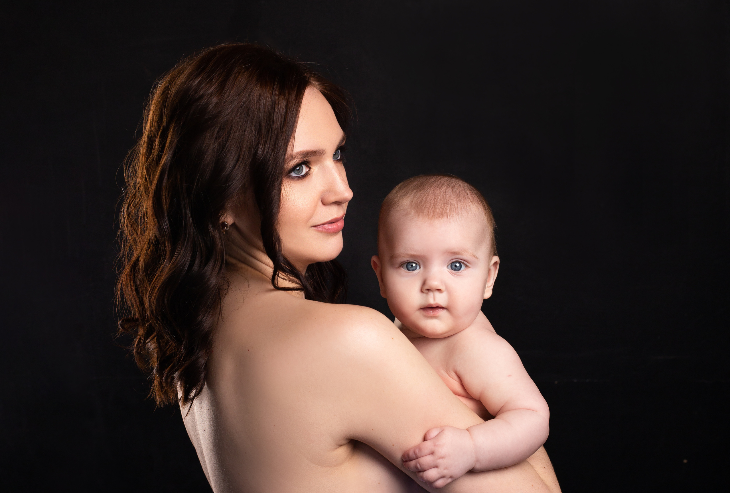 дети голышом