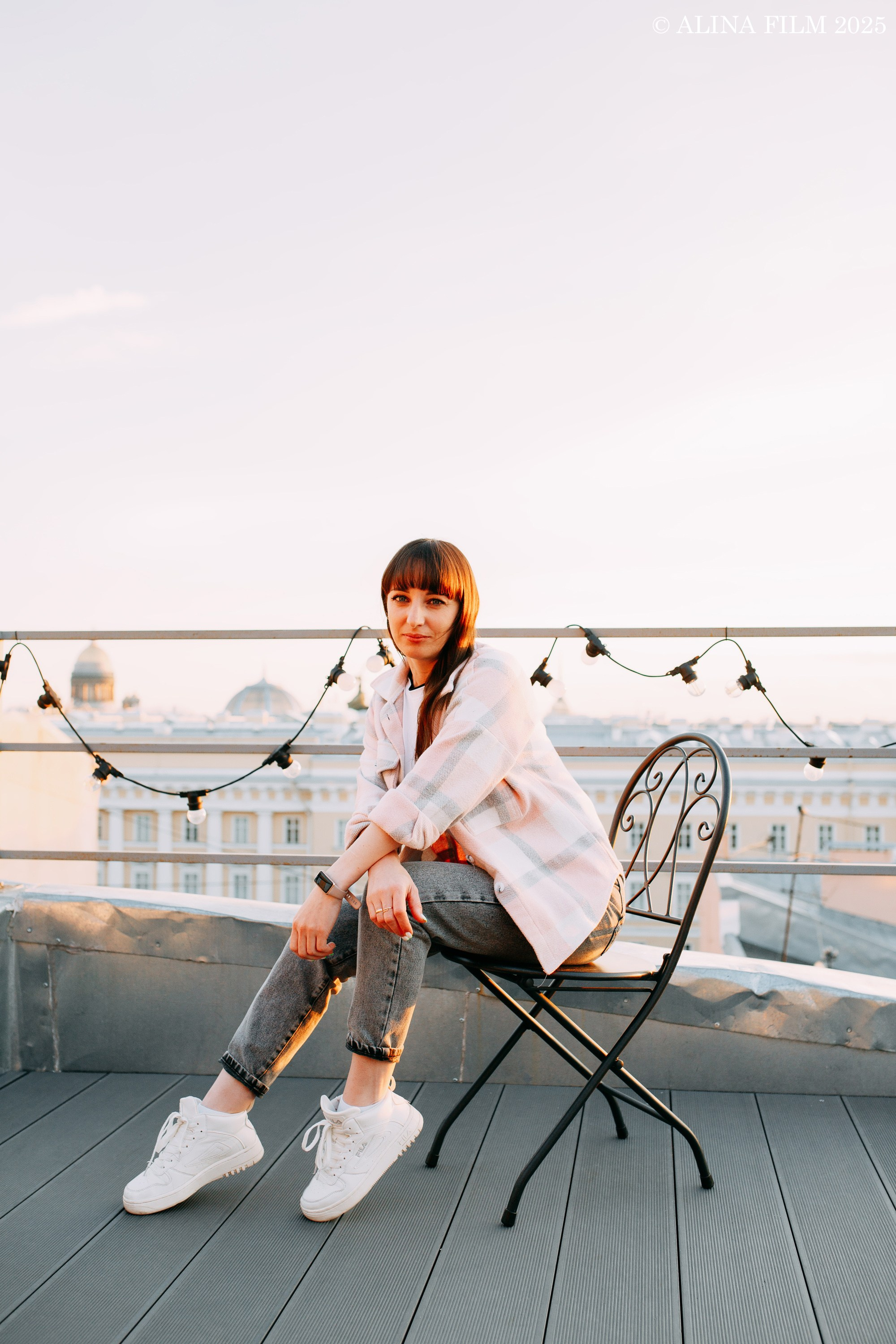 Получасовая фотосессия на крыше. Фотограф в Санкт-Петербурге Alina Film