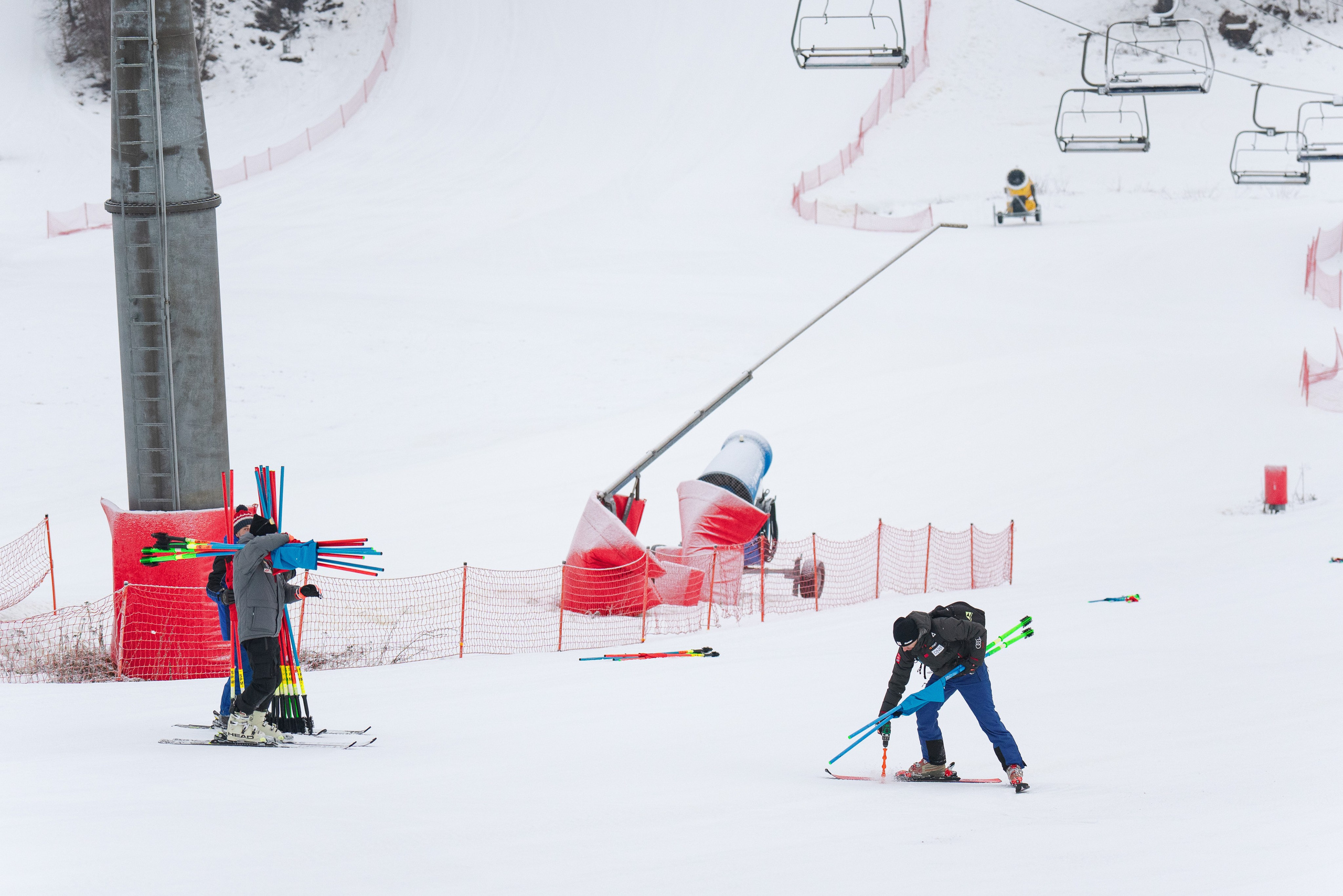 Горные лыжи. Первенство Центрального Федерального Округа. GS U14 Шуколово. Фотограф Студитский Евгений