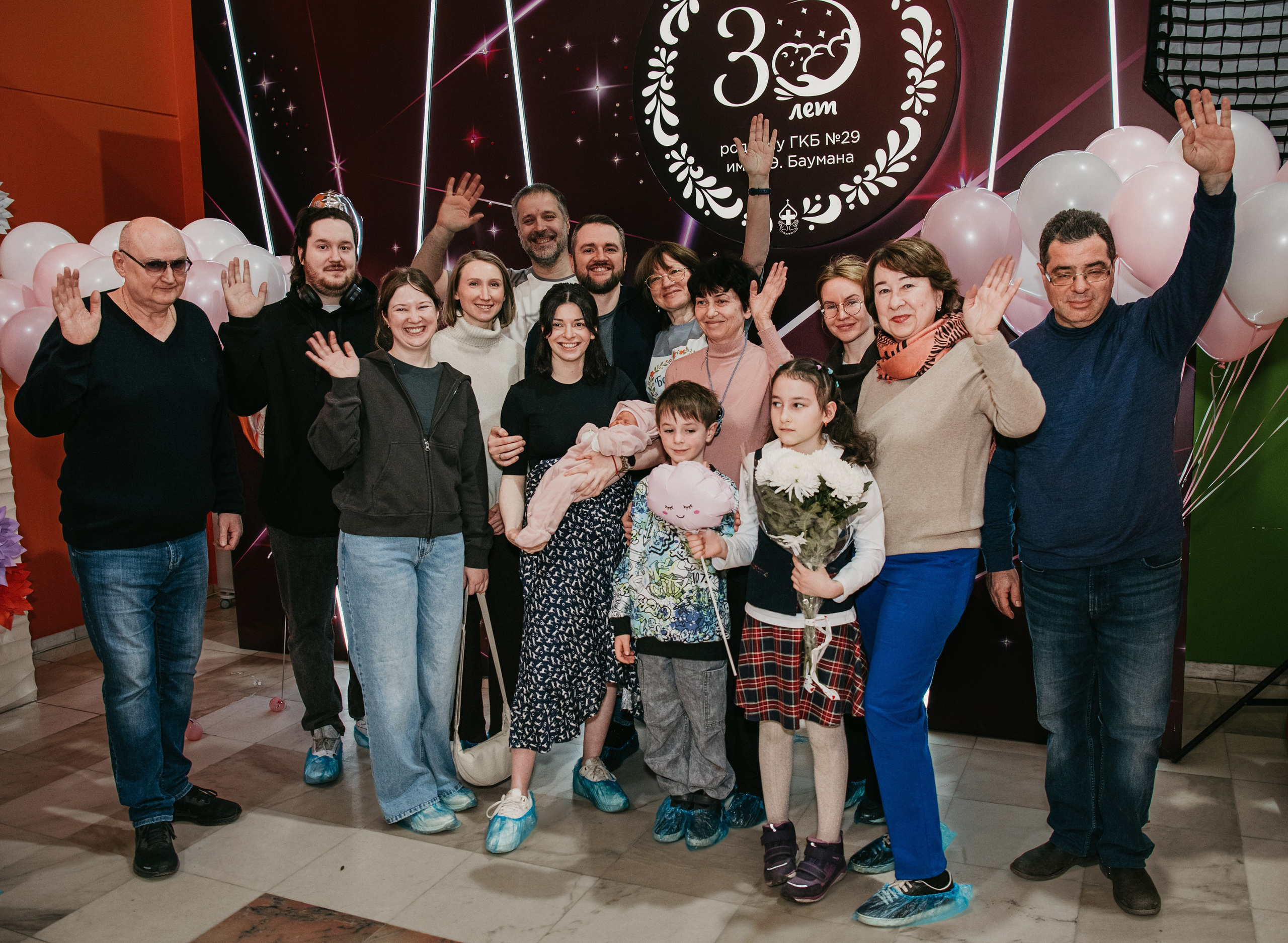 Выписка Дианы. 29 роддом. Фотограф на выписку из роддома в Москве и МО