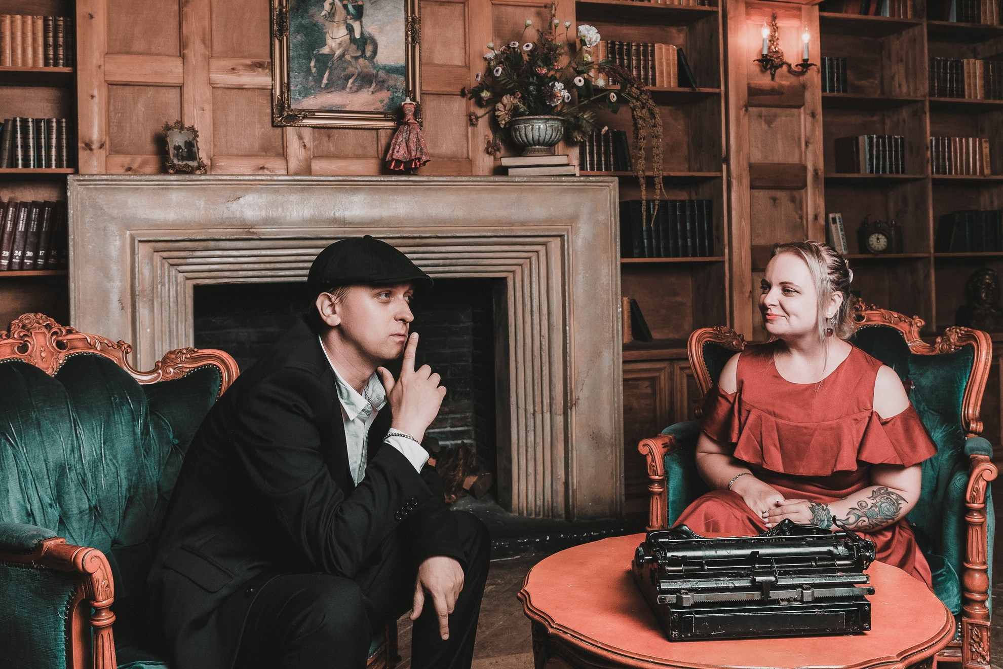 Лавстори. Парная студийная фотосессия