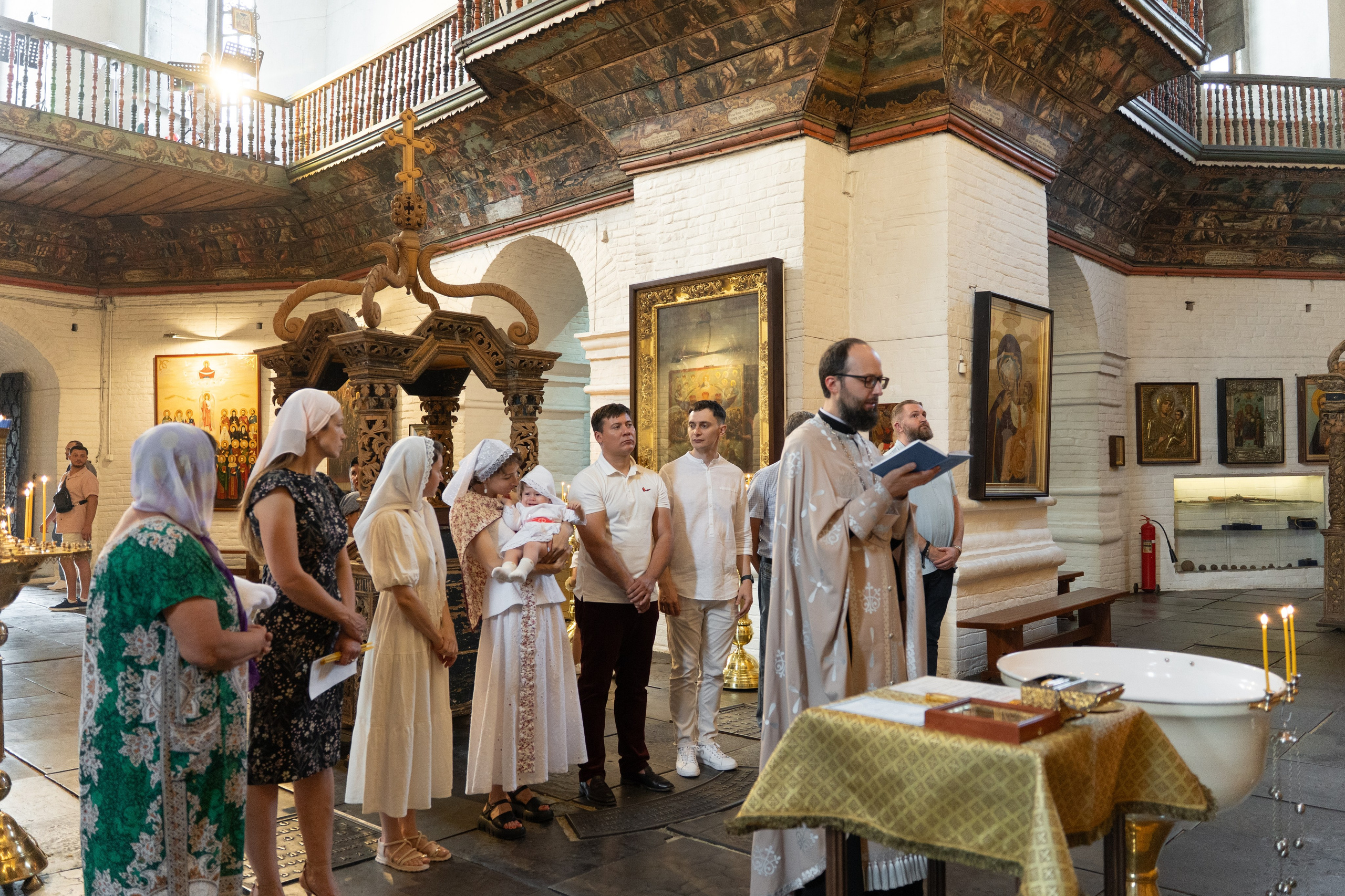 Крестины Майи в Старочеркасском Воскресенском войсковом соборе
