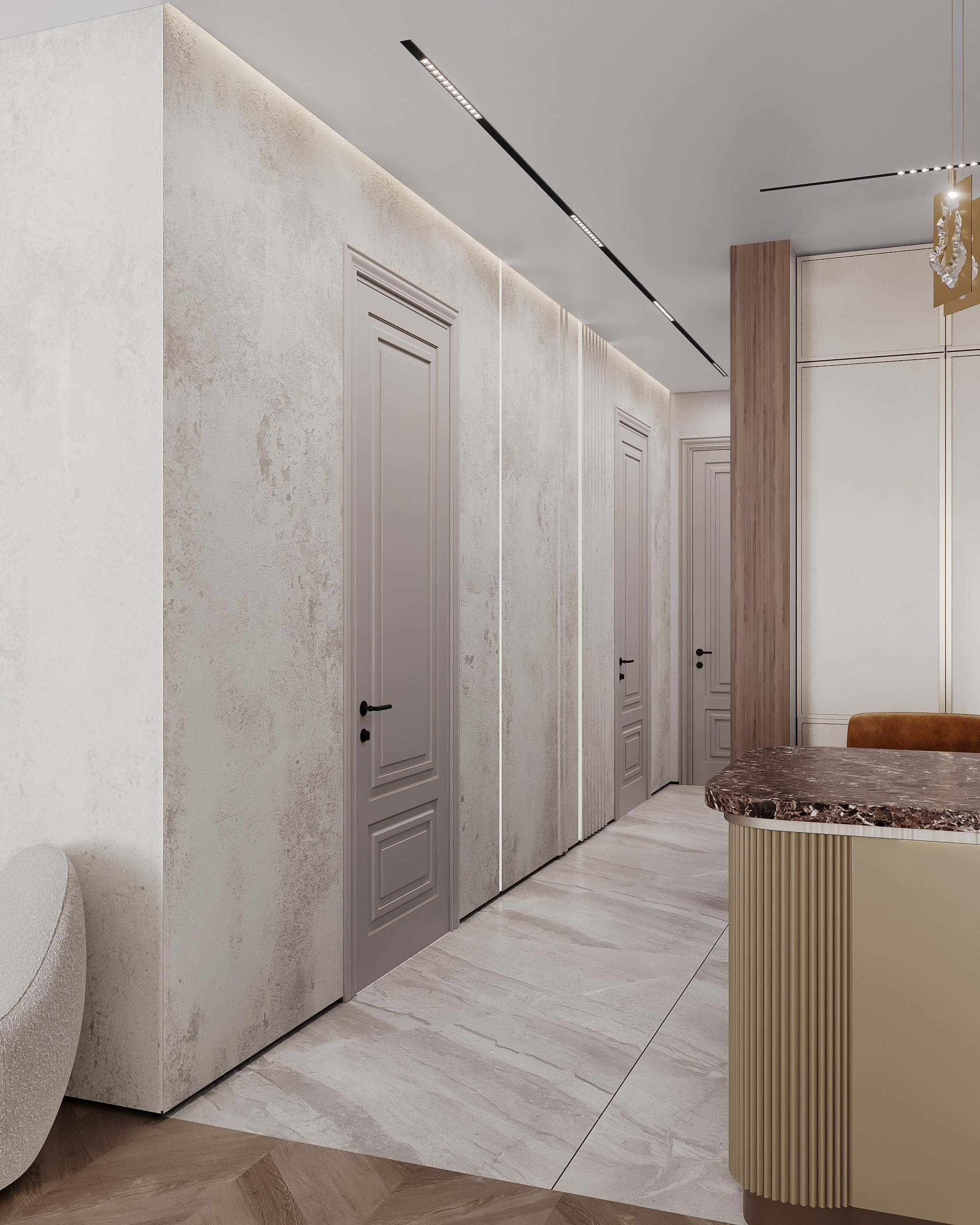 ЖК Хендлайнер 103 м². 3Д-Визуализация Наталья Макогонова