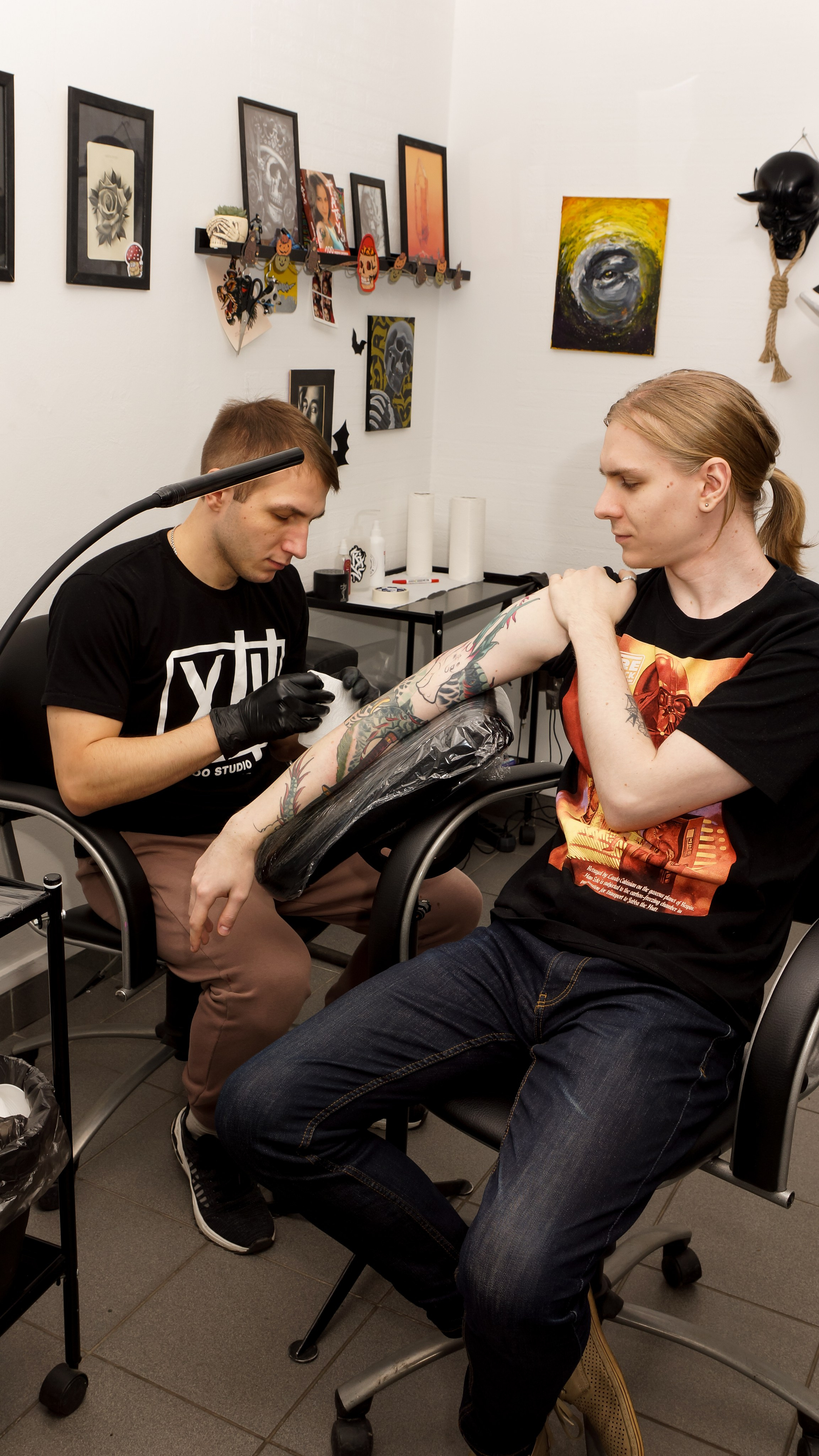 Хеллуин в тату студии. Женский фотограф Омск, Екатерина Петрова