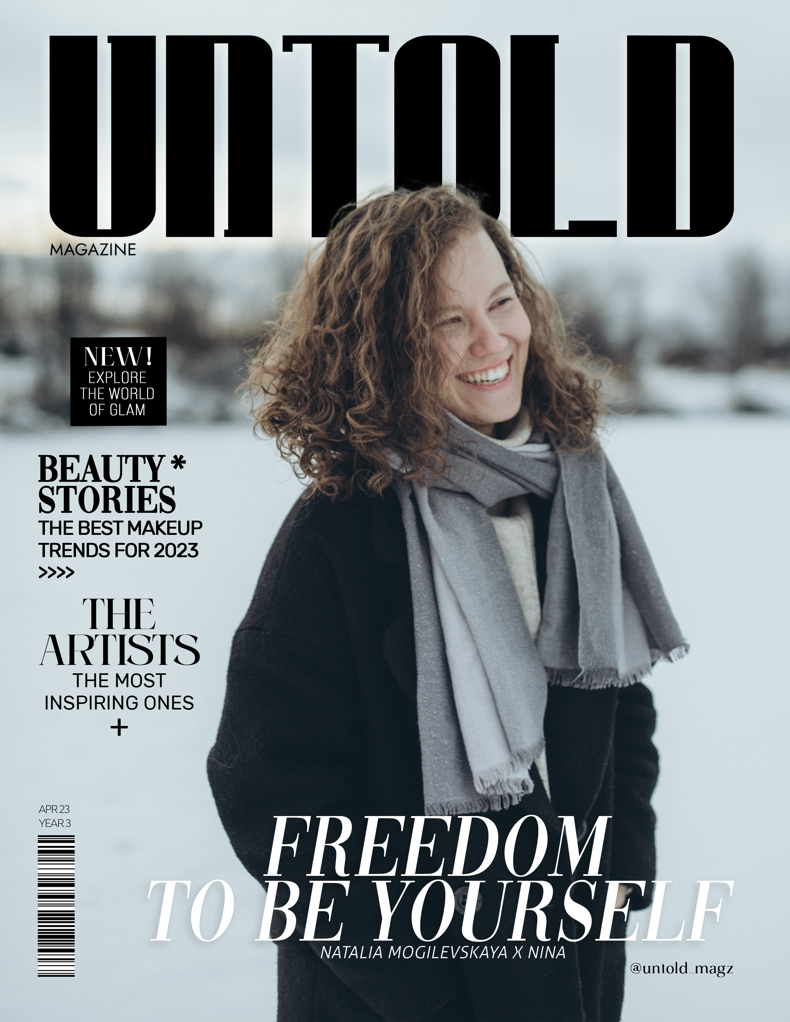 UnTold. Свобода быть собой. Обложка. Фотограф Наталья Могилевская Мурманск Териберка Сейдозеро Рыбачий