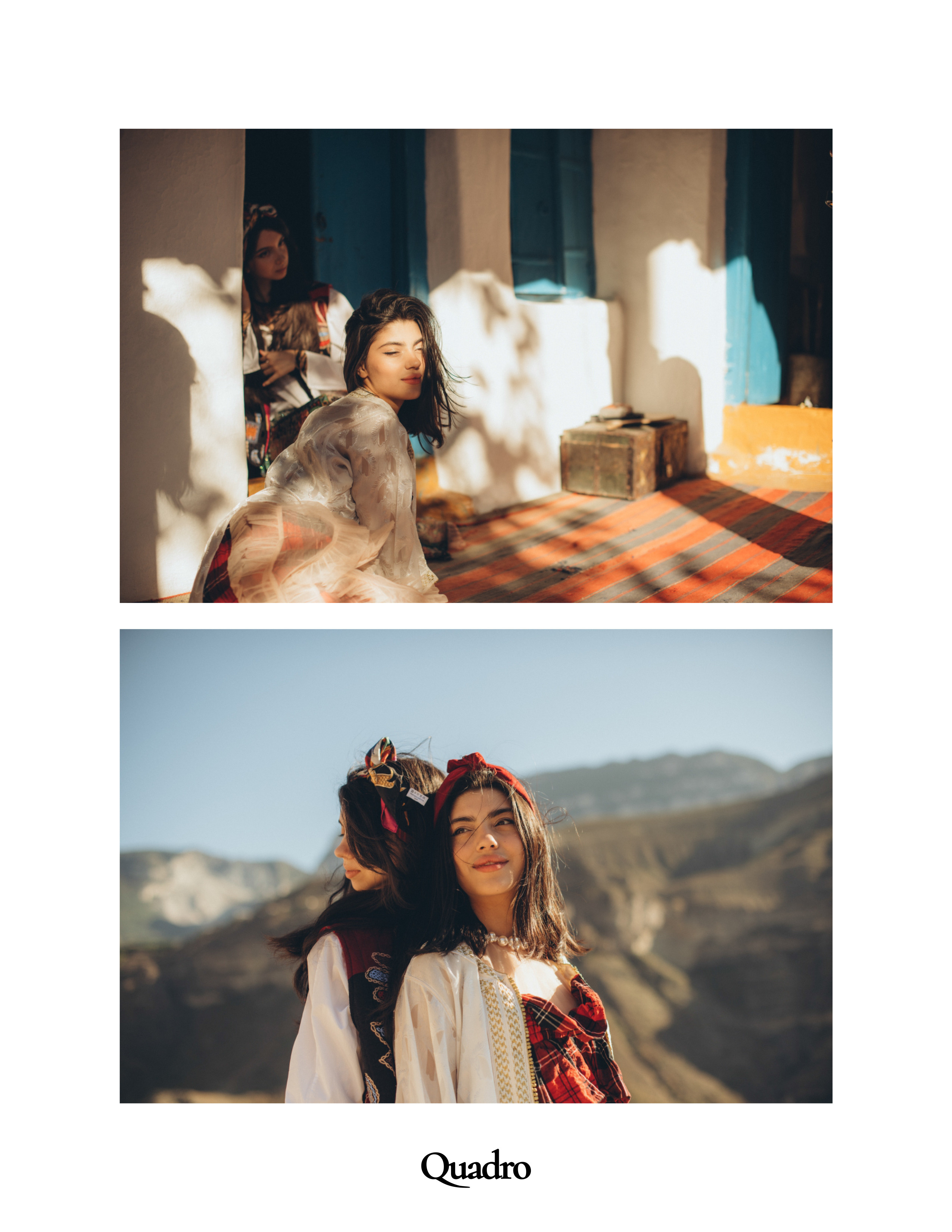 QUADRO. Две сестры. Дагестан. Обложка. Фотограф Наталья Могилевская Мурманск Териберка Сейдозеро Рыбачий