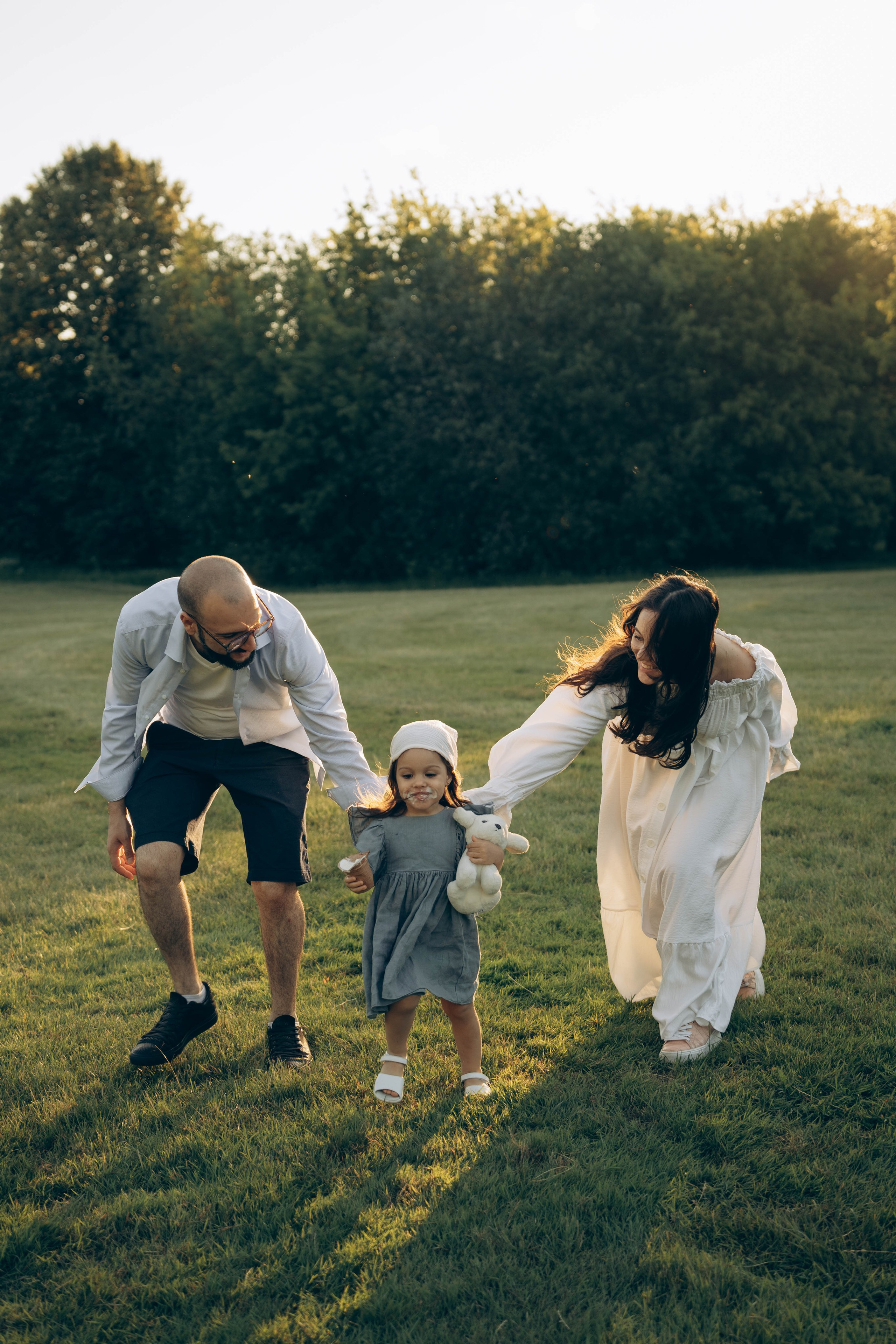 Анастасия, Михаил и малышка Ариана