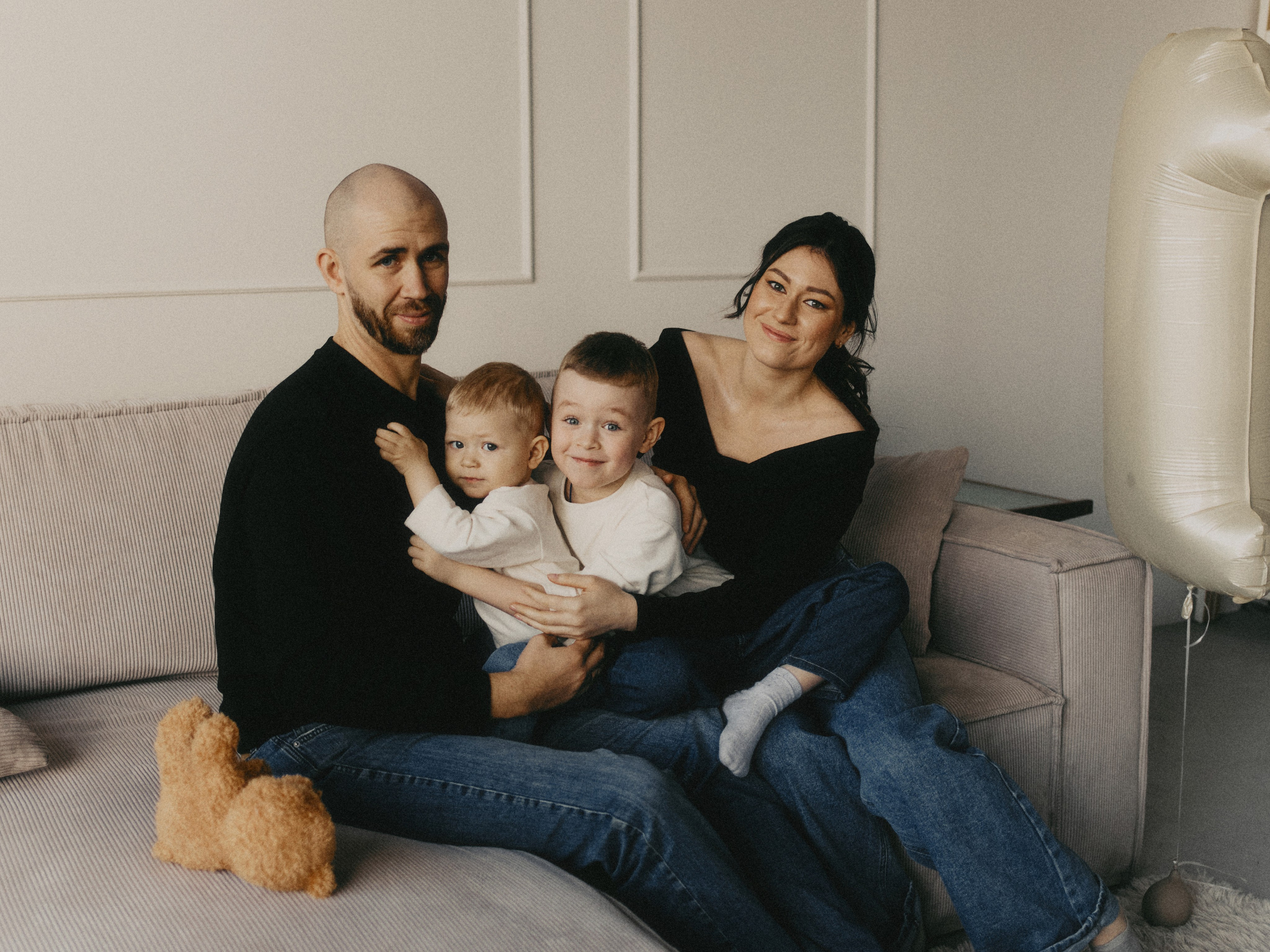 Леша, Кристина, Захар и Кирилл. Портретный фотограф в Москве Ольга Крылова