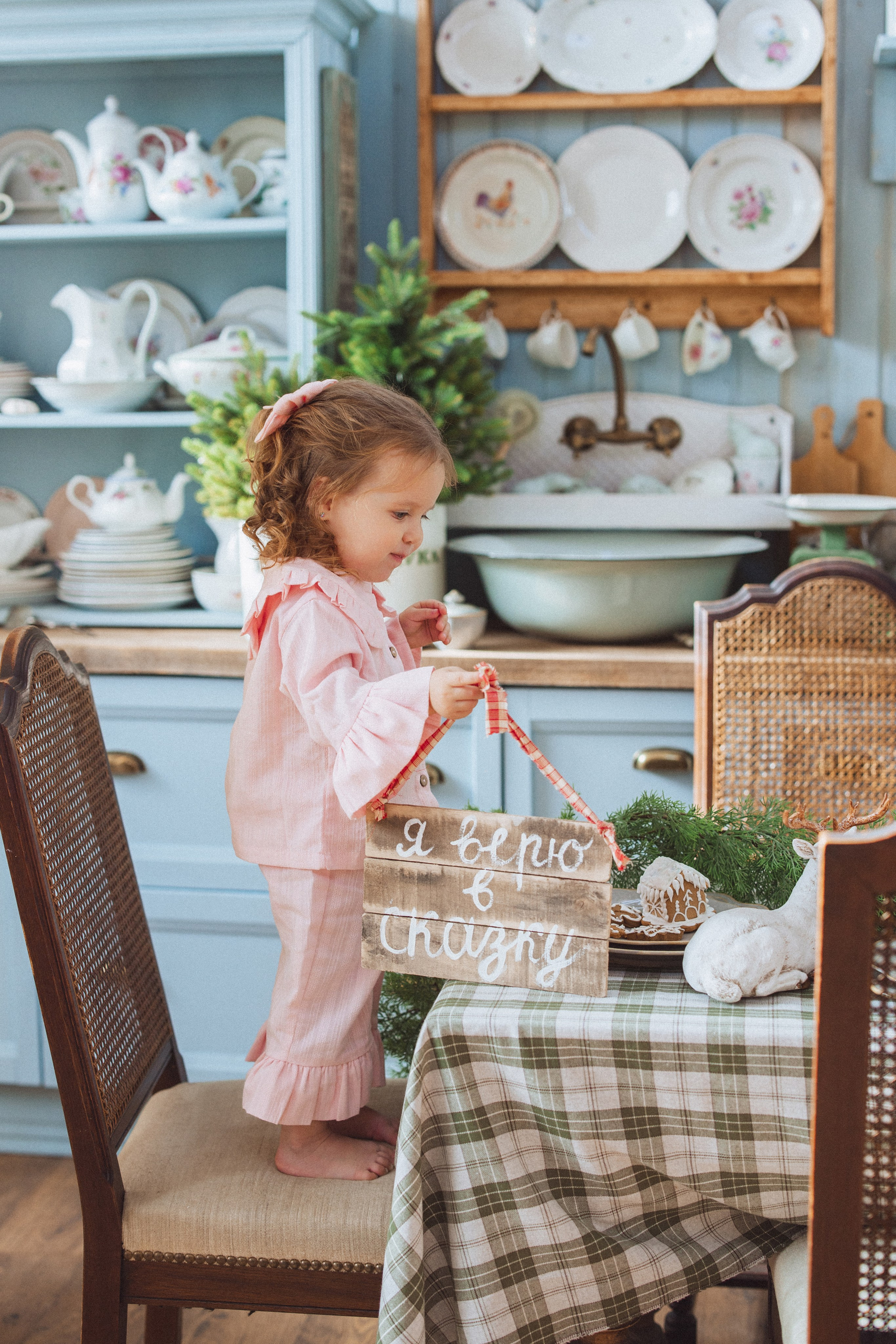 Новогодняя фотосессия в стиле Винтаж. Семейный и детский фотограф в Краснодаре Анна Трашкова