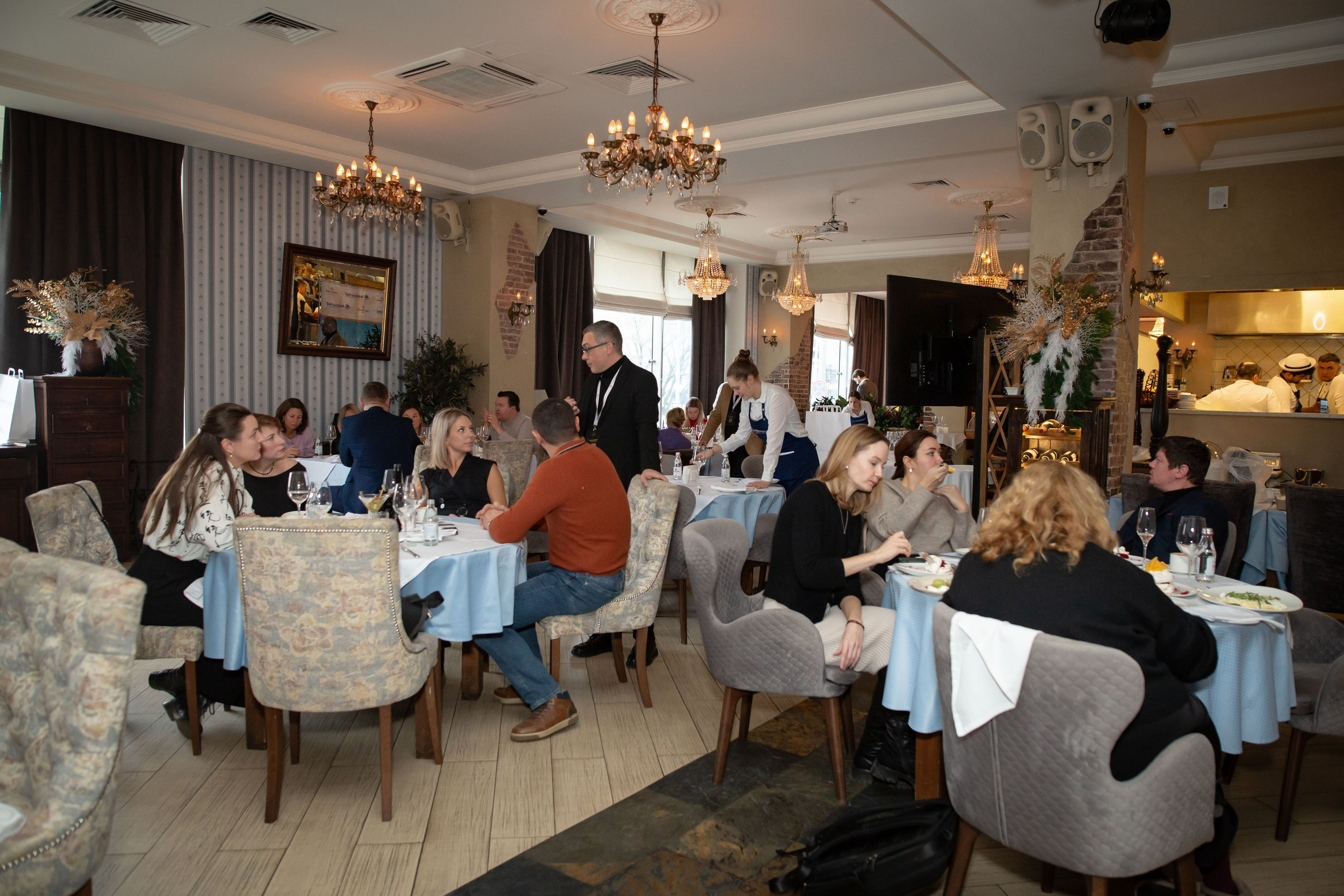 Москва бизнес завтрак ресторан La Provincia. Семейный и детский фотограф Анна Петракова