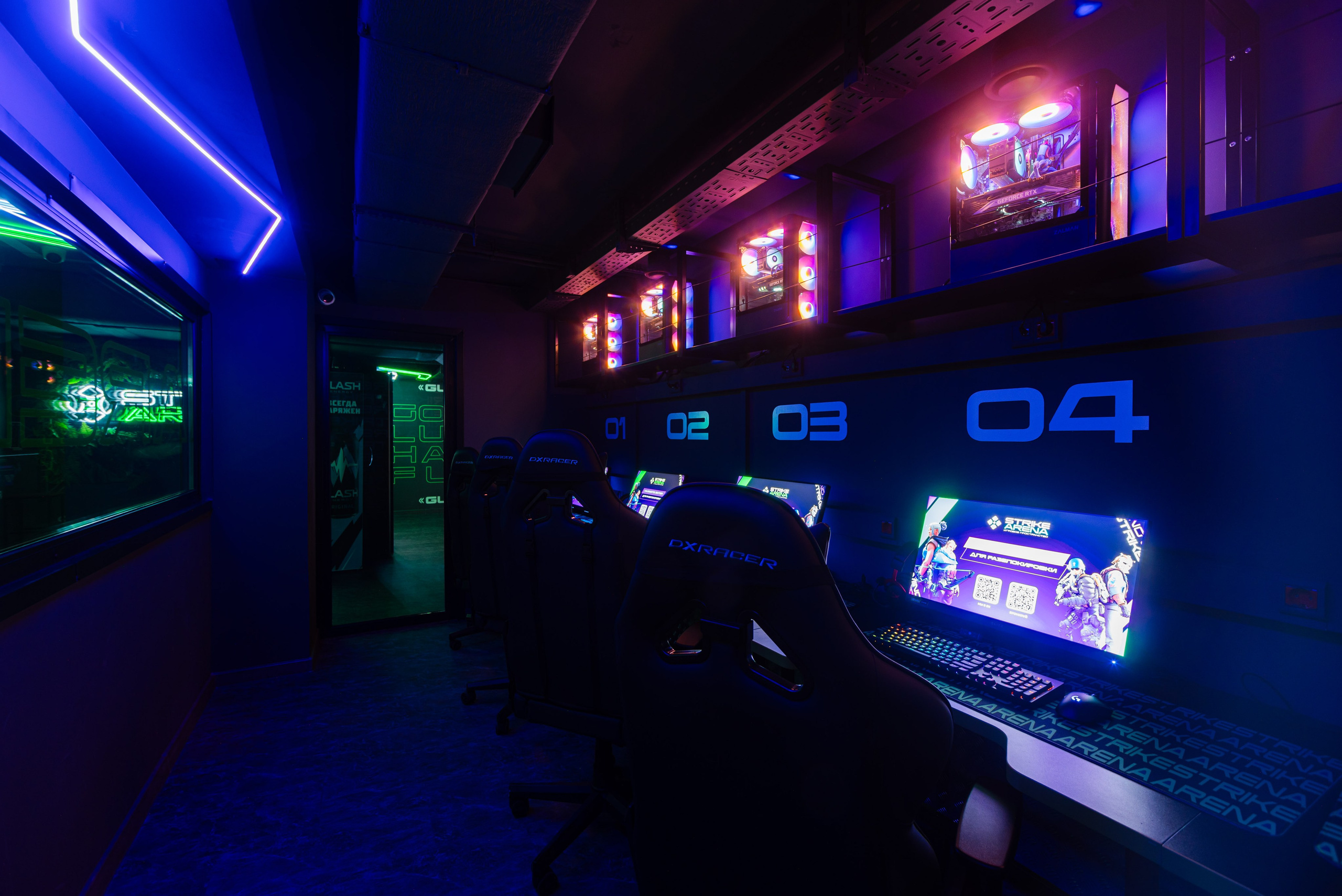 Фотосъемка для компьютерного клуба. Интерьерный и репортажный фотограф в Санкт-Петербурге