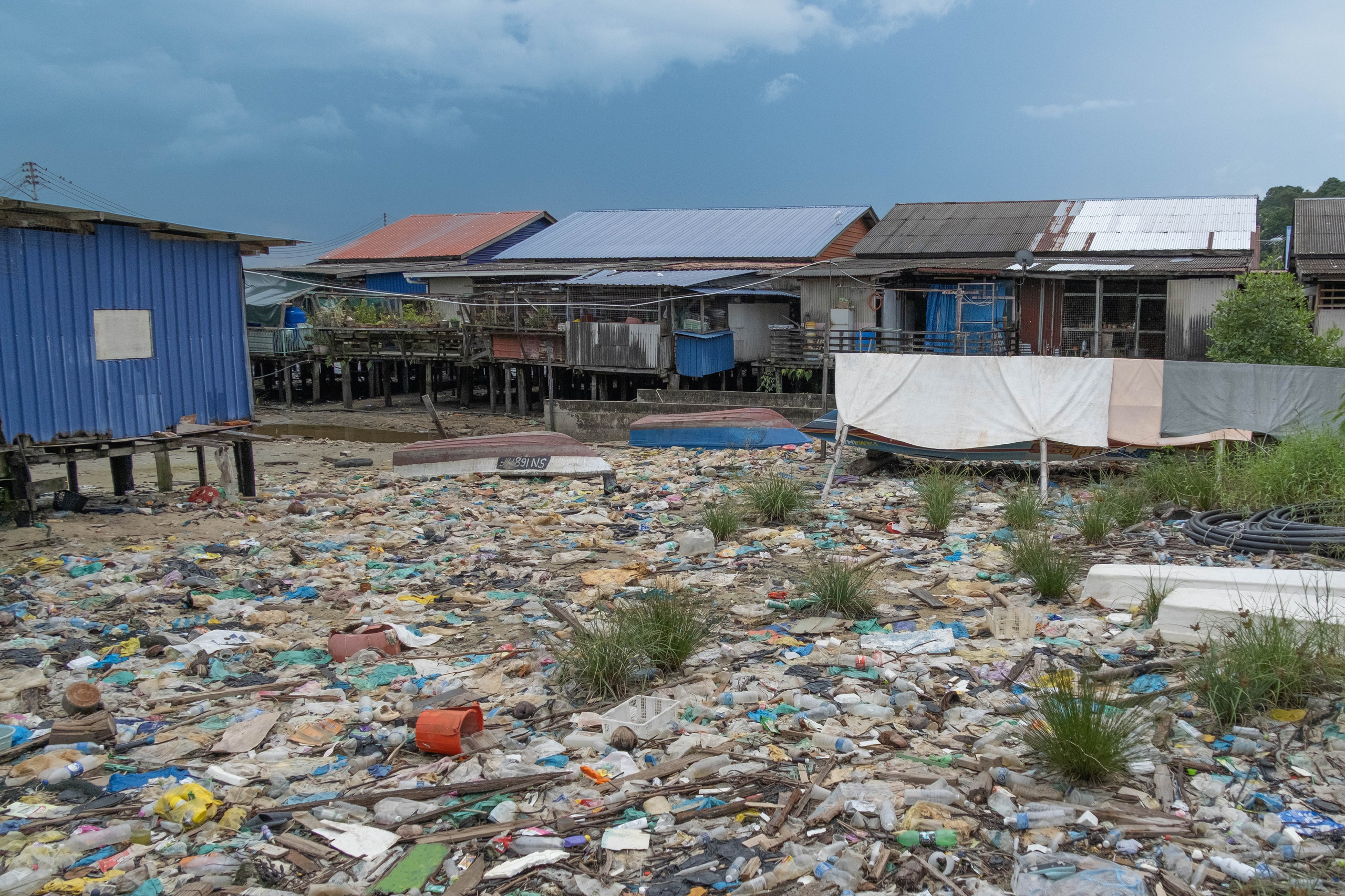 Остров Борнео, город Сандакан. Рыбацкая деревня и дорога к ней. Фотографии из путешествий