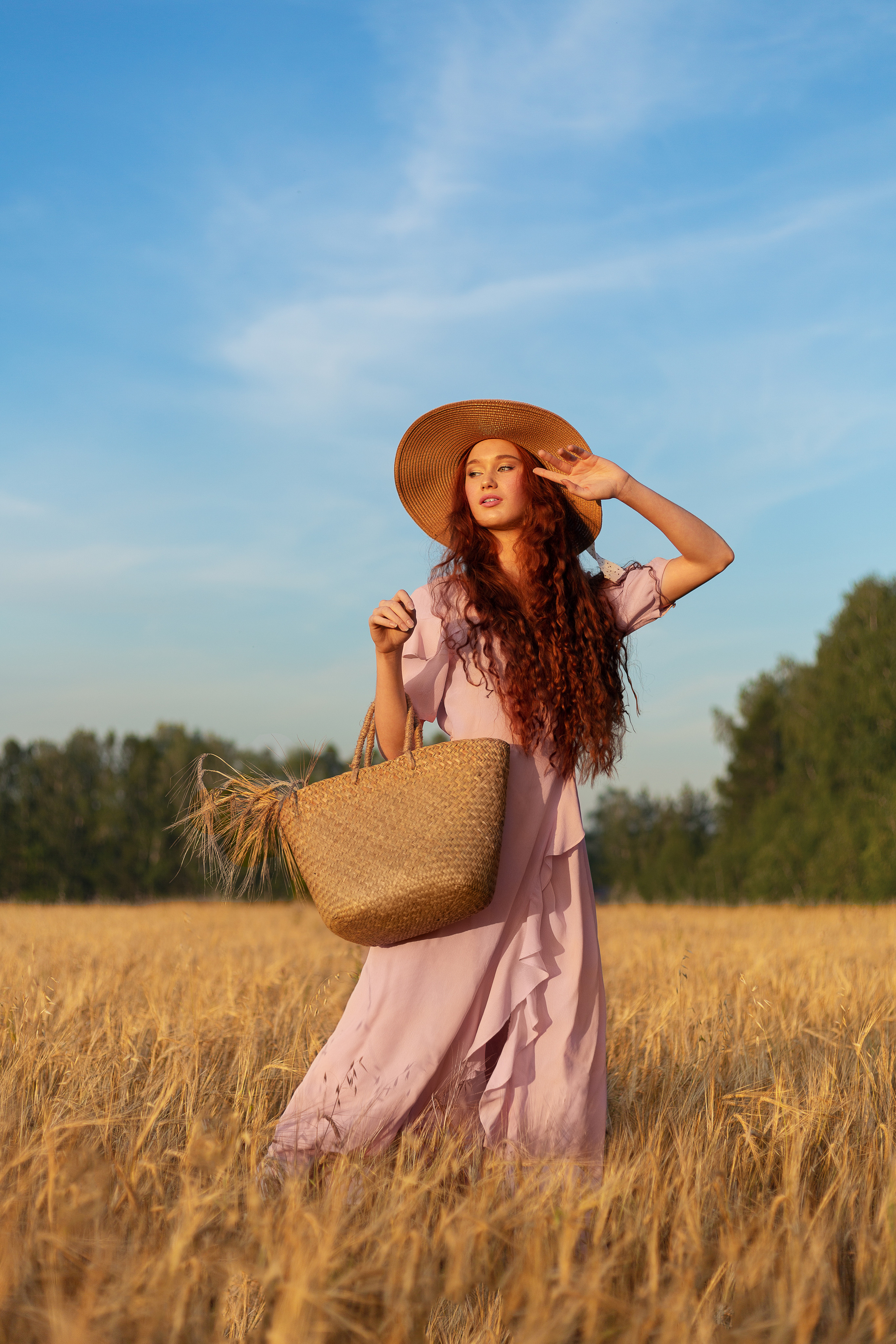 Женский портрет на природе. Женский и семейный фотограф в Екатеринбурге Маша Пруц