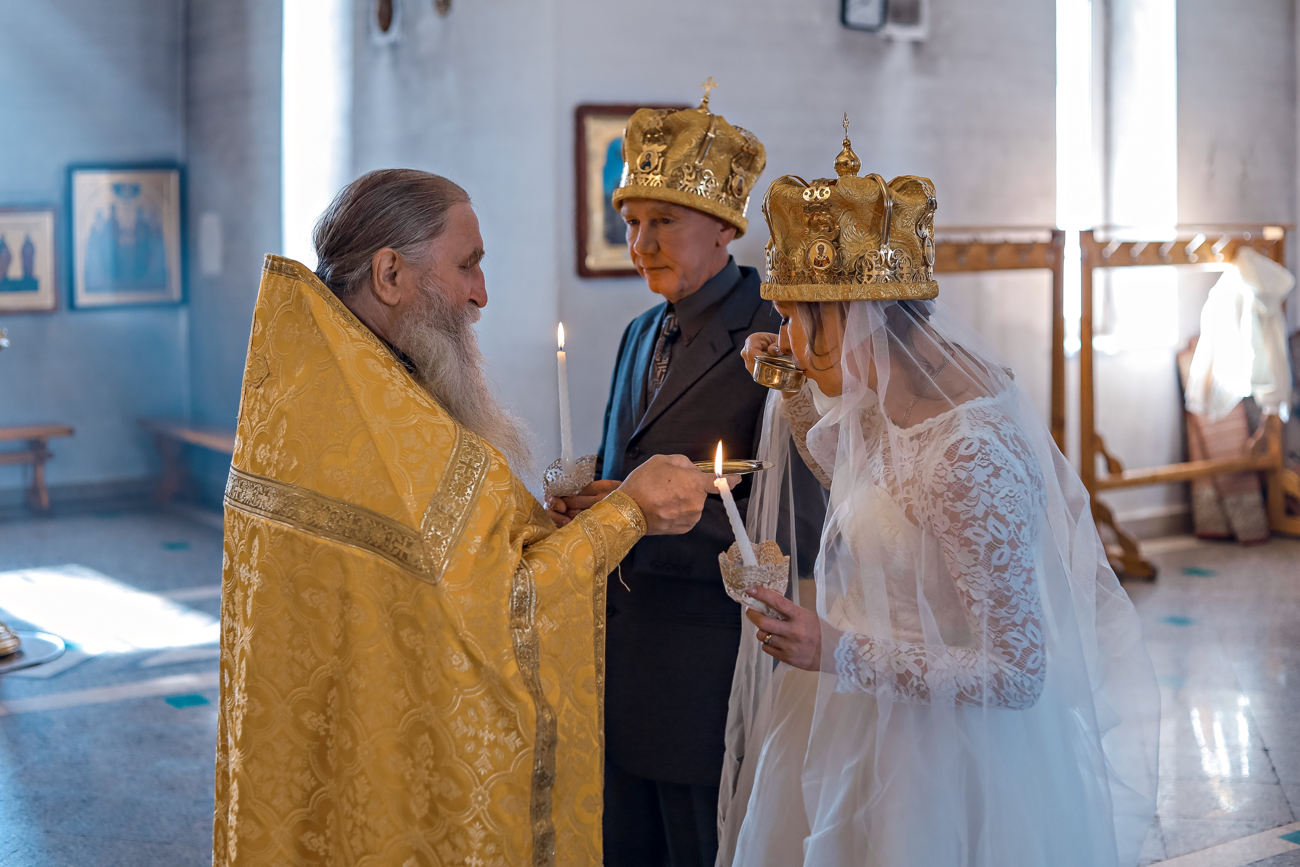 Великое таинство ВЕНЧАНИЯ. Фотограф Нина Пашина — Пермь