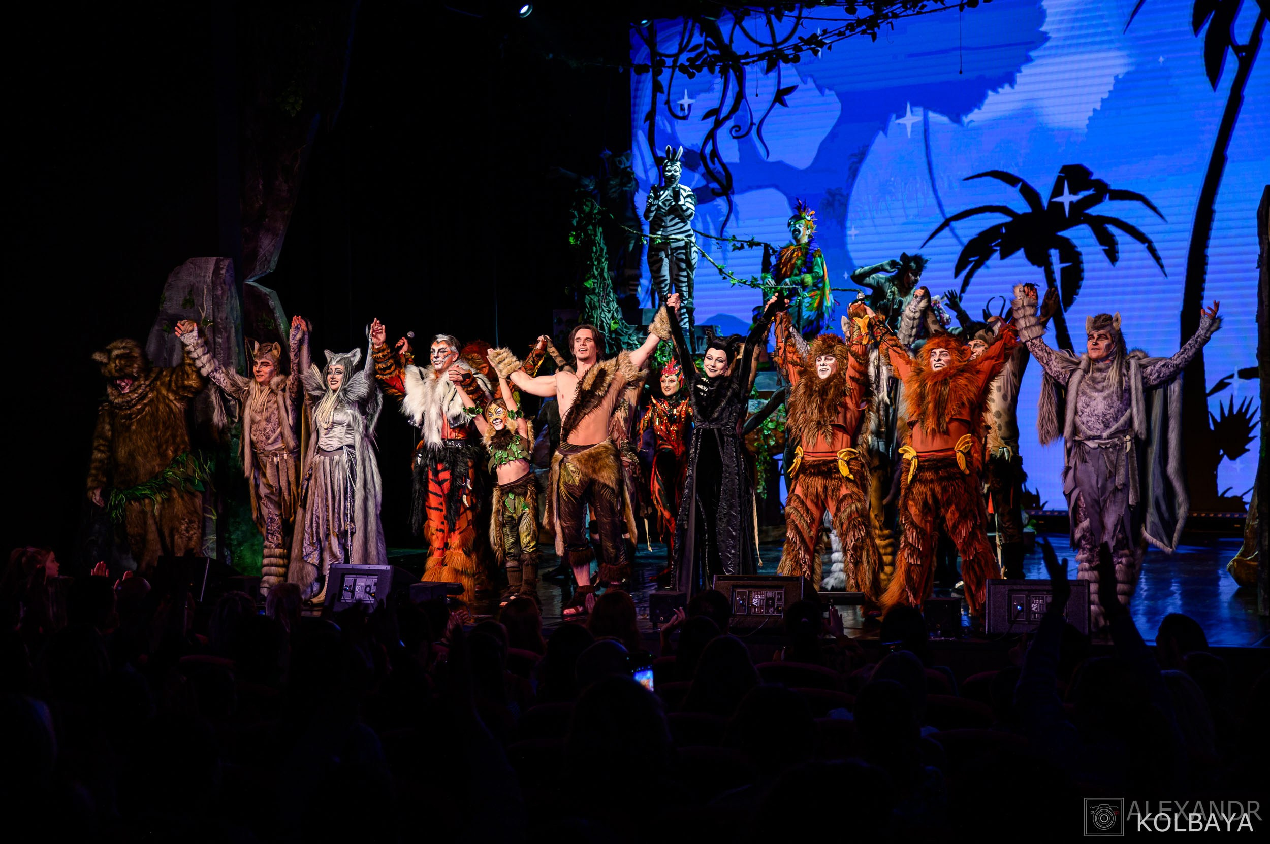 Мюзикл «Маугли». Концертный и театральный репортажный фотограф в Москве Александр Колбая