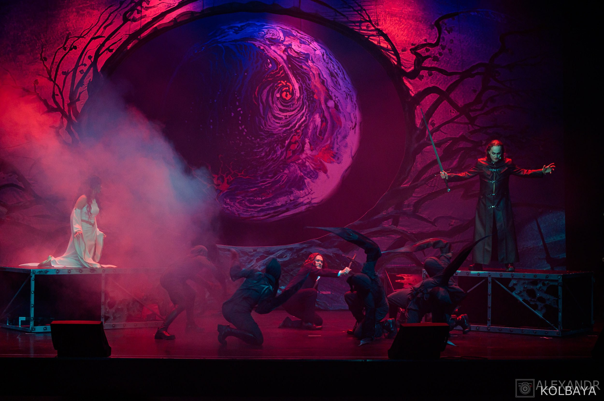 Мюзикл Дракула. Концертный и театральный репортажный фотограф в Москве Александр Колбая