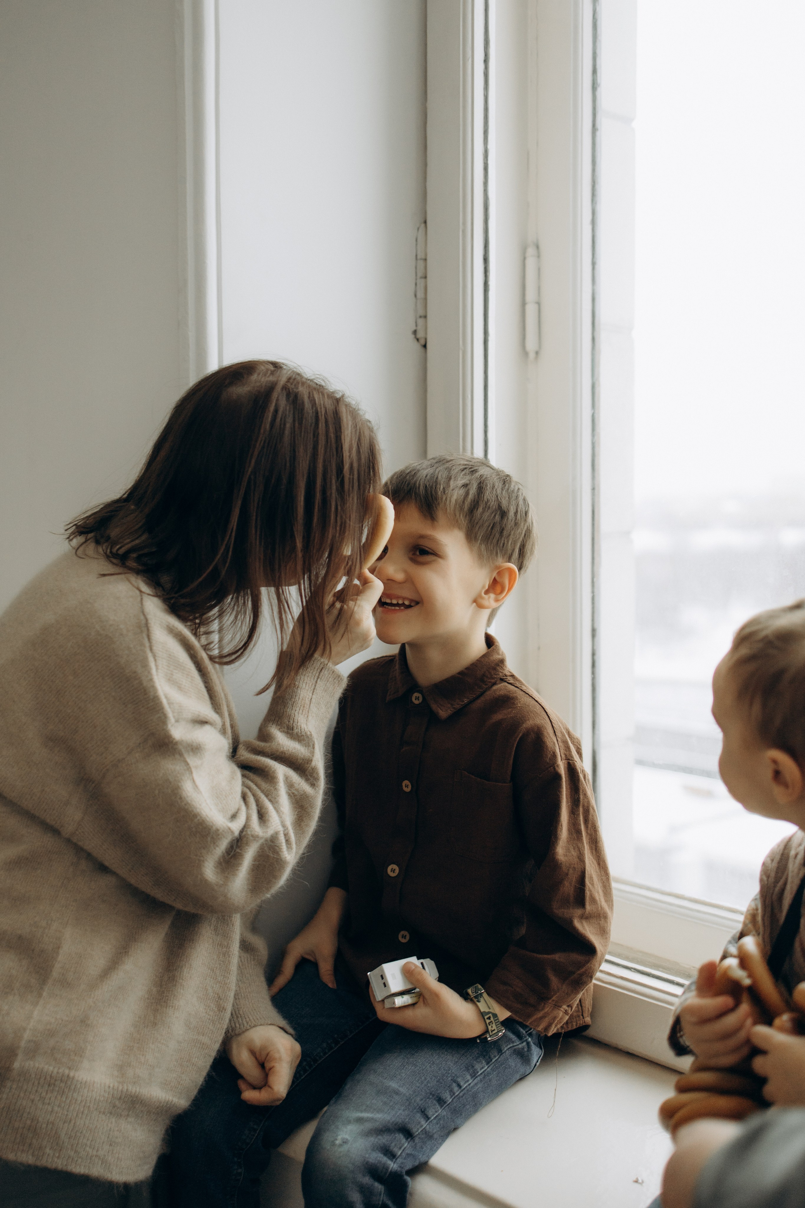 Домашняя история большой семьи. Семейный фотограф Москва Юлиана Фетисова