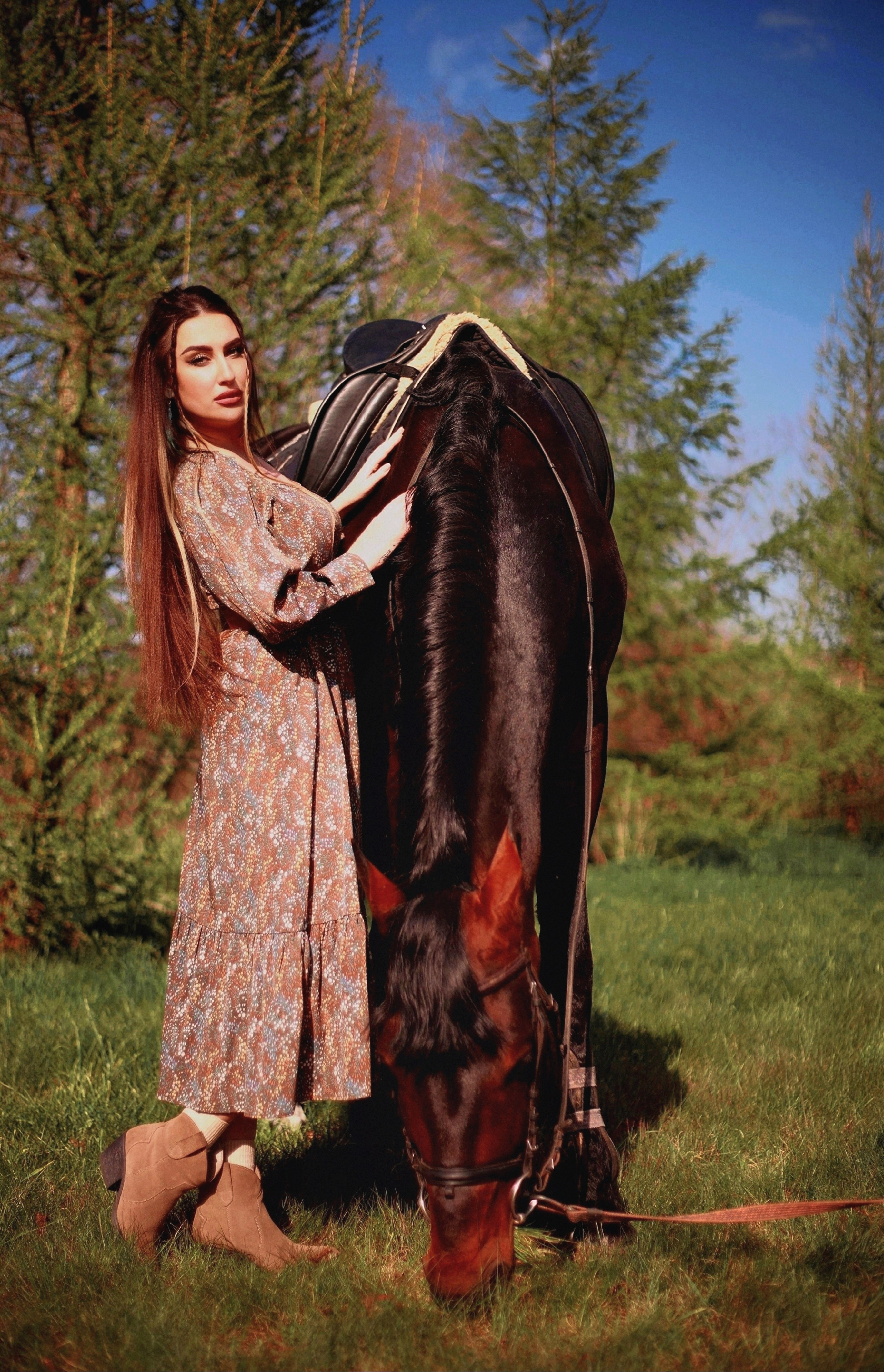 Съемка с лошадью. Фотограф в Санкт-Петербурге Анастасия Полякова