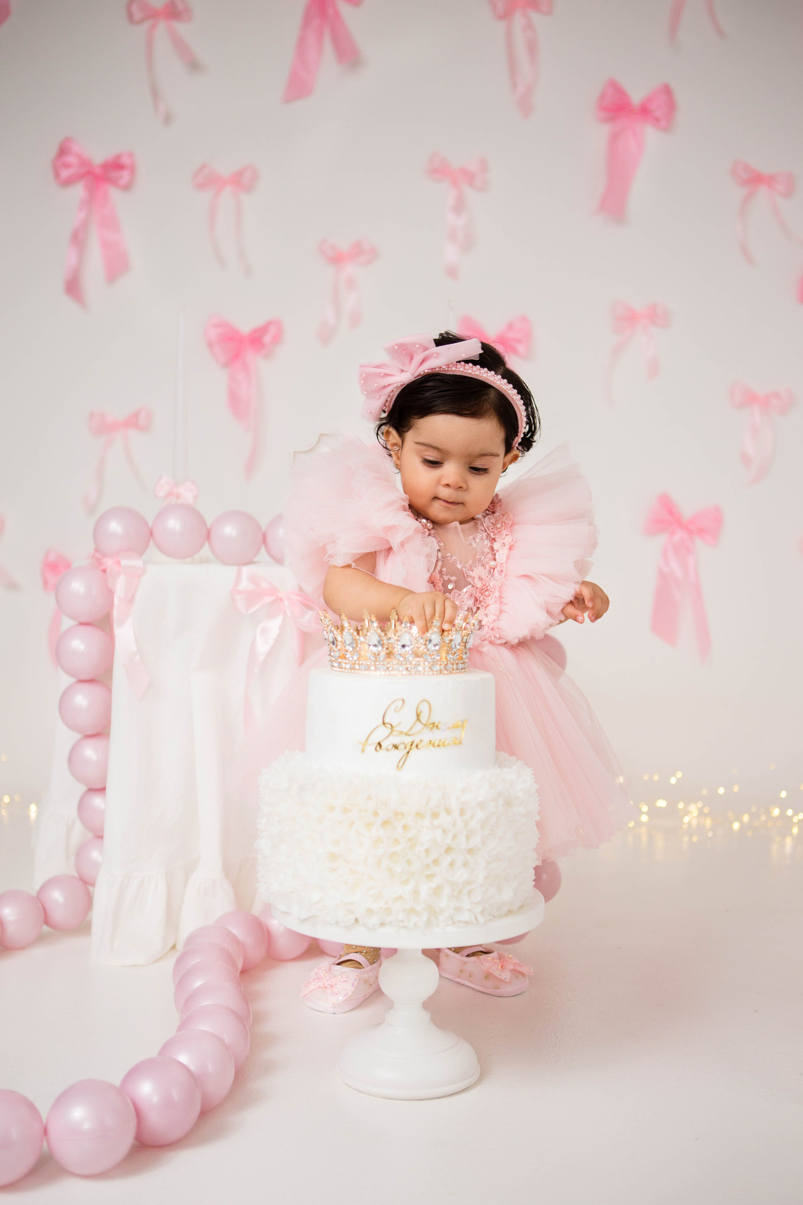 Аделия, 1 год. Фотостудия «Антураж». Свадебный семейный и детский фотограф в Краснодаре Карина Федоровская