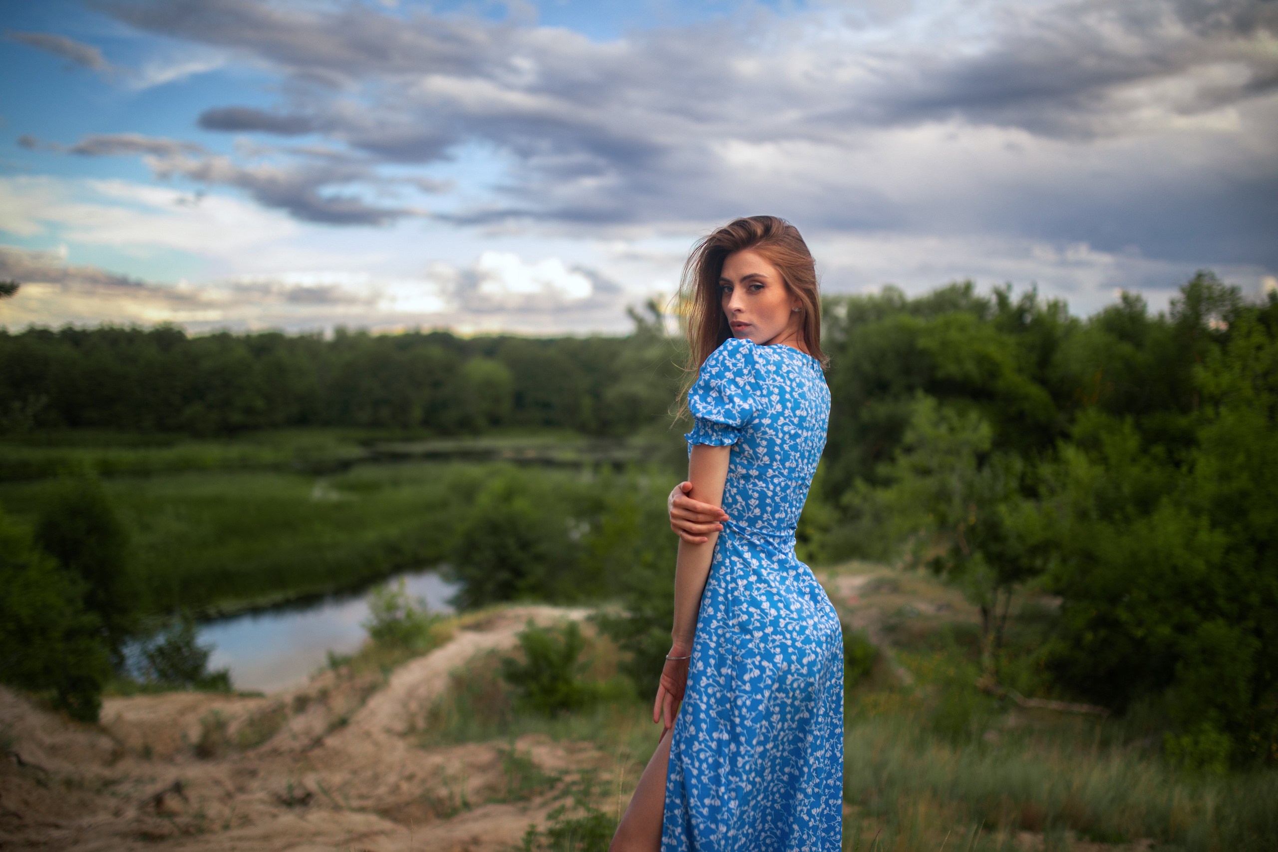 Фотосет на природе с Надеждой в формате для «себя»