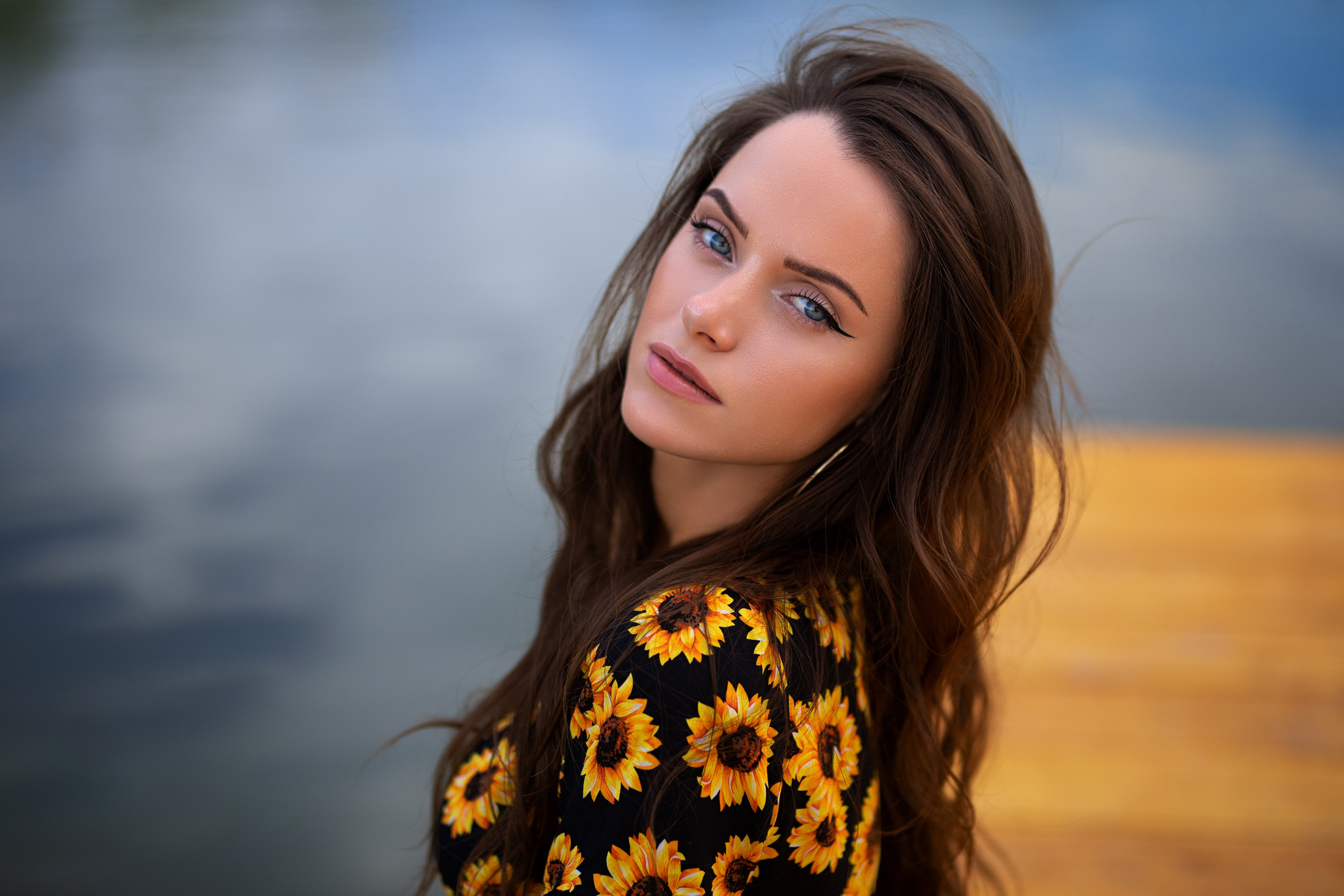 Летняя съемка с Екатериной на природе в парке Белый Колодец в формате для «себя»