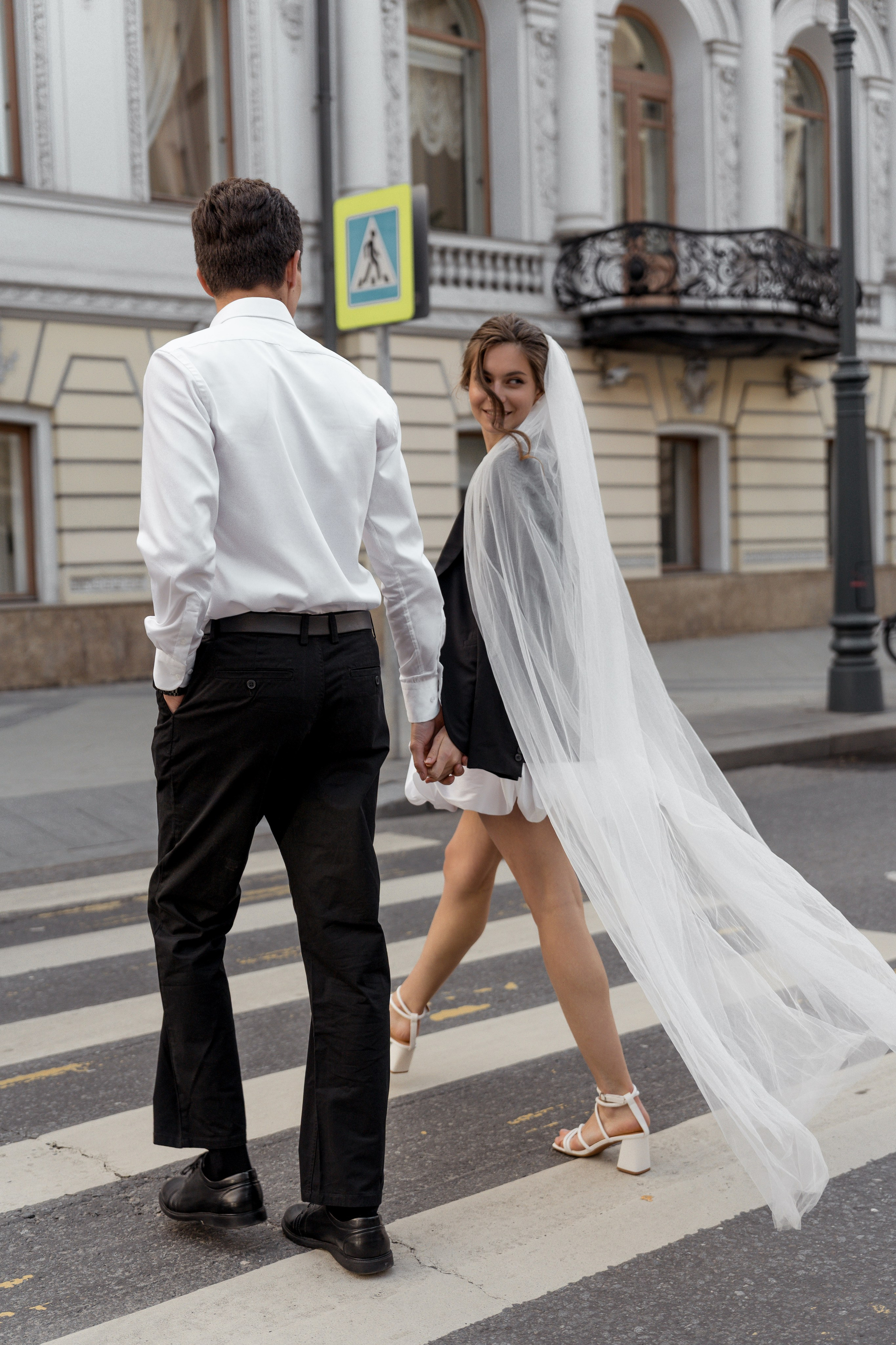 Свадебная прогулка в Москве в центре стритстайл