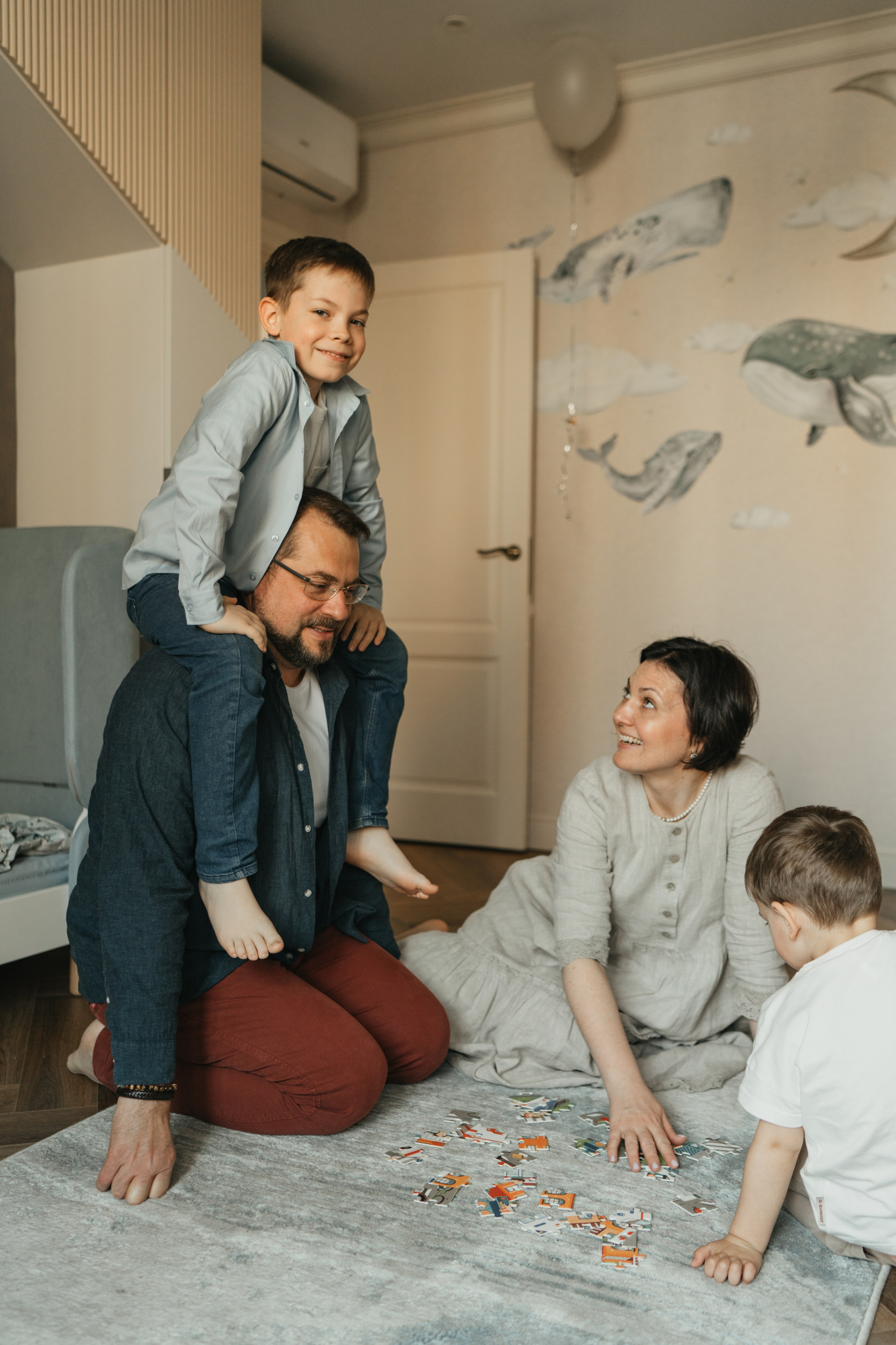 Аня и Мальчишки. Семейный фотограф в Санкт-Петербурге — Наташа Тарасенко